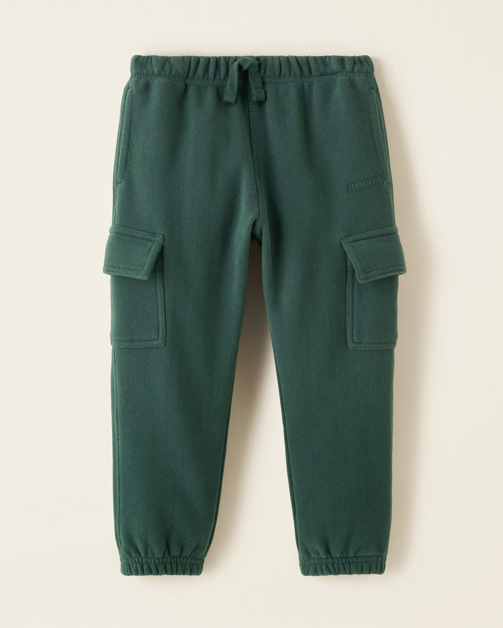 Roots Toddler One Cargo Sweatpant in Green Shadow