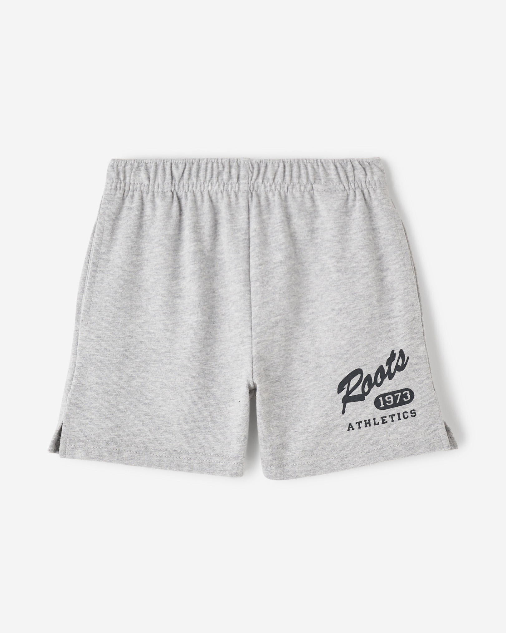 Roots Toddler Warm-Up Basketball Short in Heather Grey