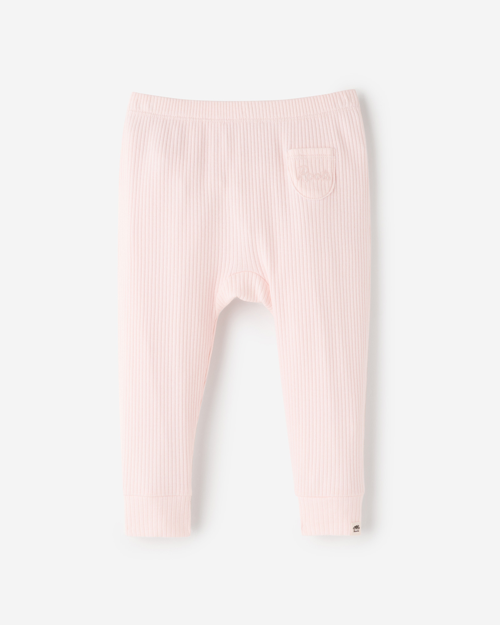 Roots Baby's First Pocket Pant in Pearl Pink