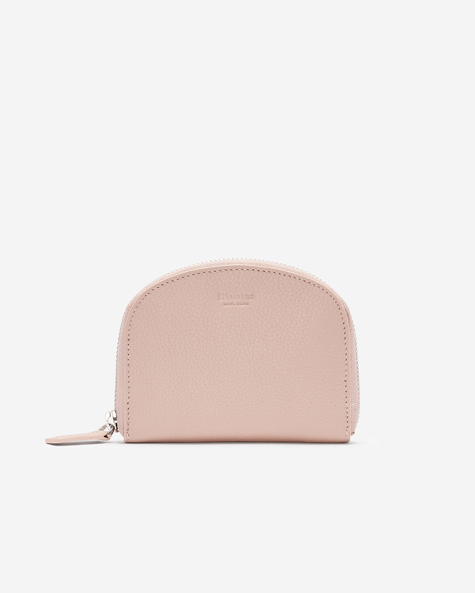 Roots Half Moon Wallet Cervino in Powder Pink