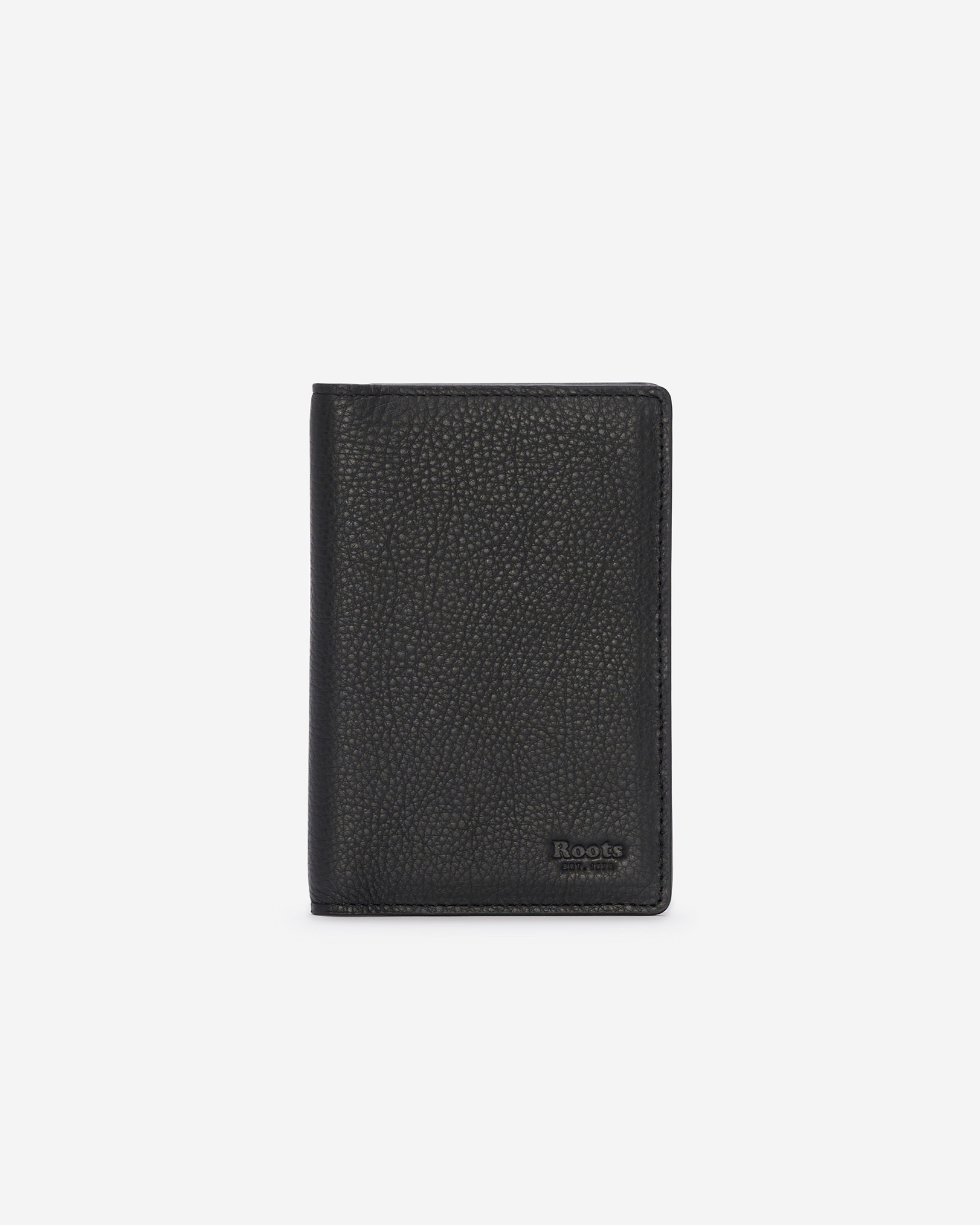 Roots Passport Holder Prince in Black