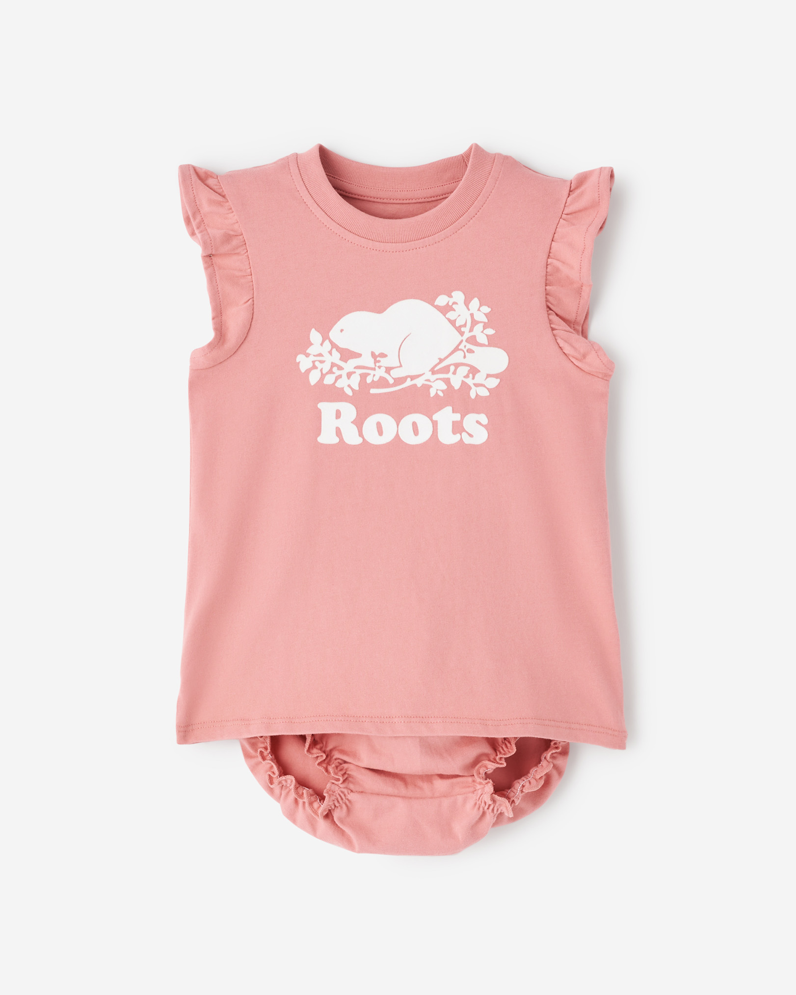 Roots Baby Cooper Dress in Mauveglow
