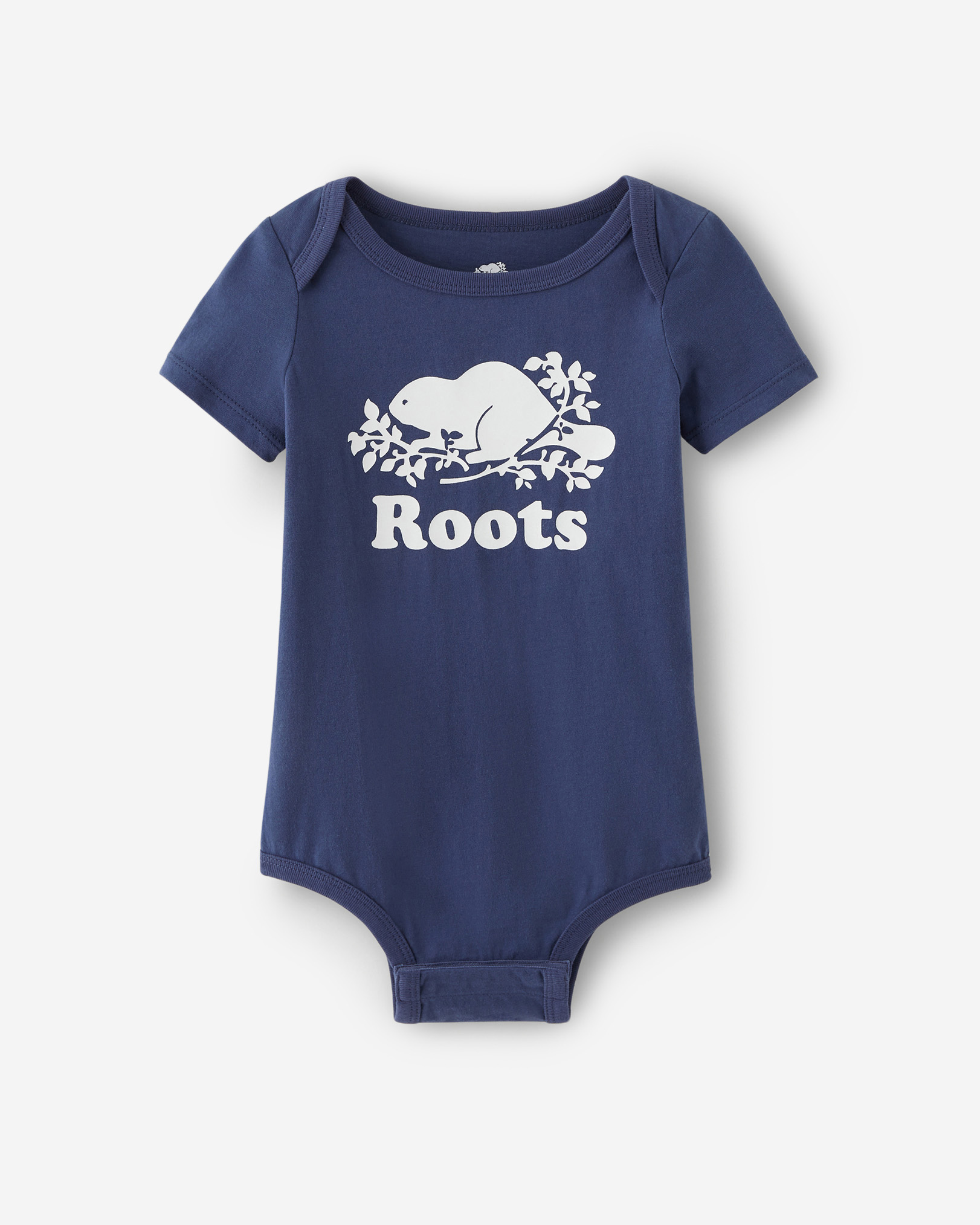 Roots Baby Cooper Beaver Bodysuit in Oceana