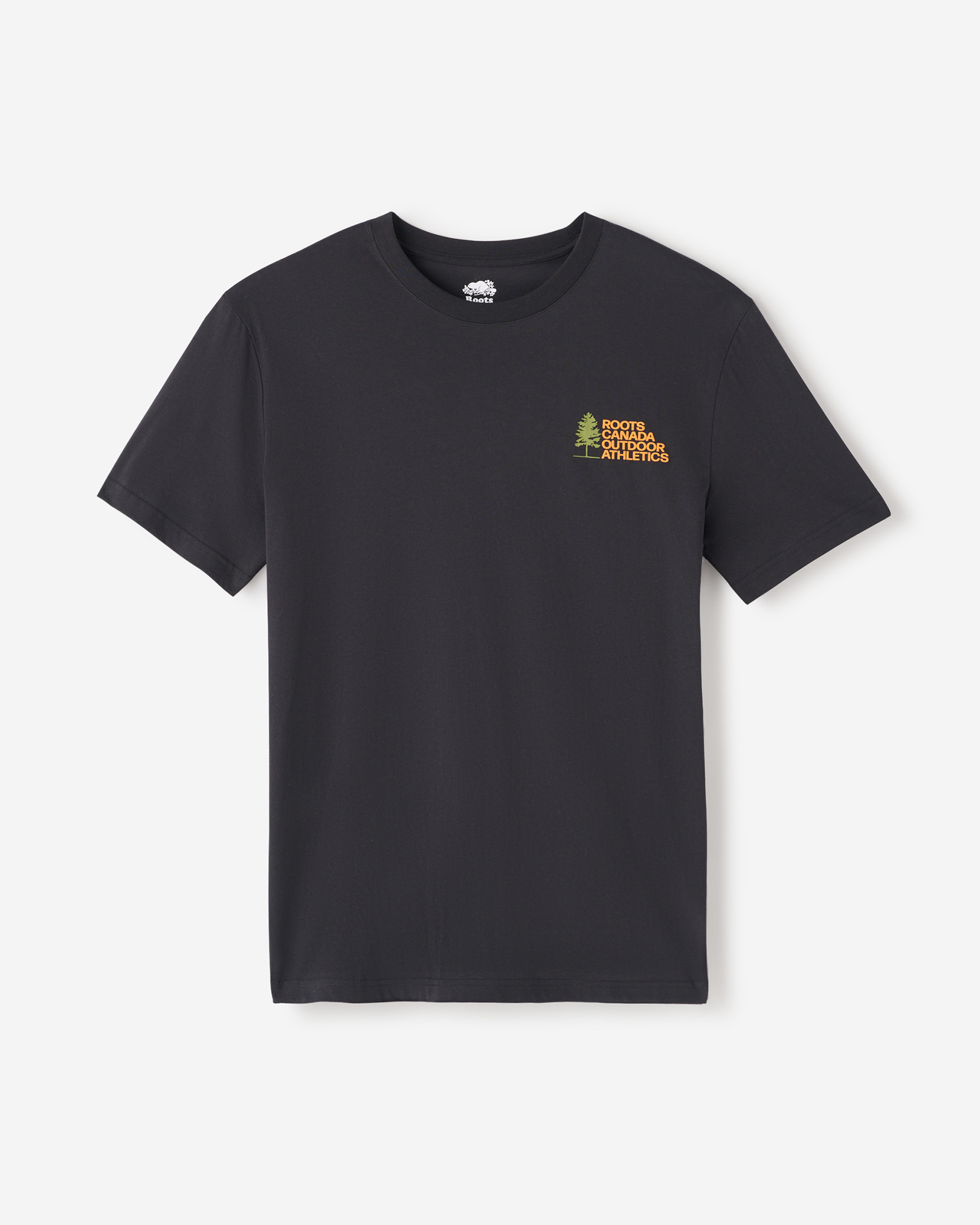 Roots Men's Outdoor Athletics T-Shirt in Black