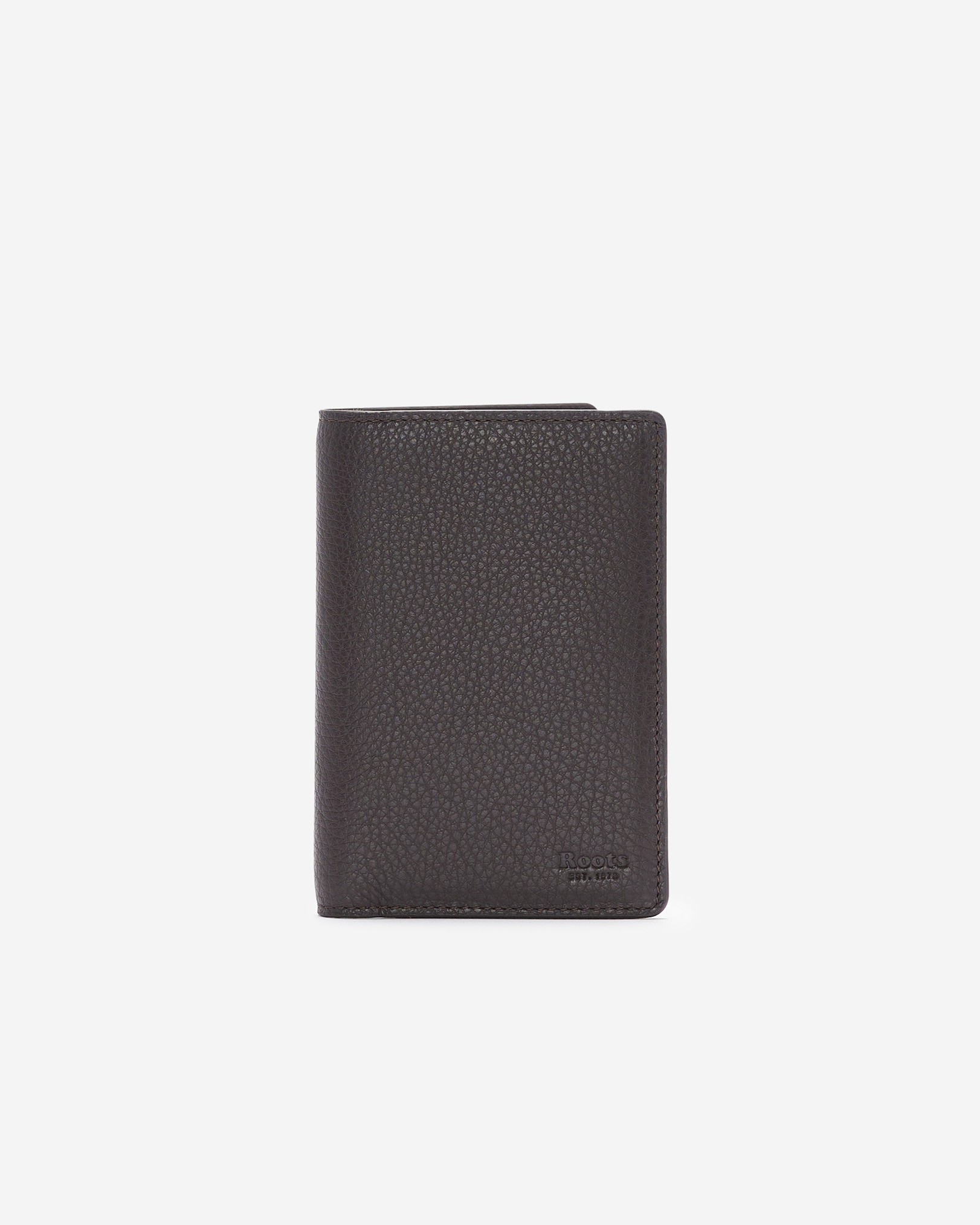 Roots Passport Holder Prince in Chocolate