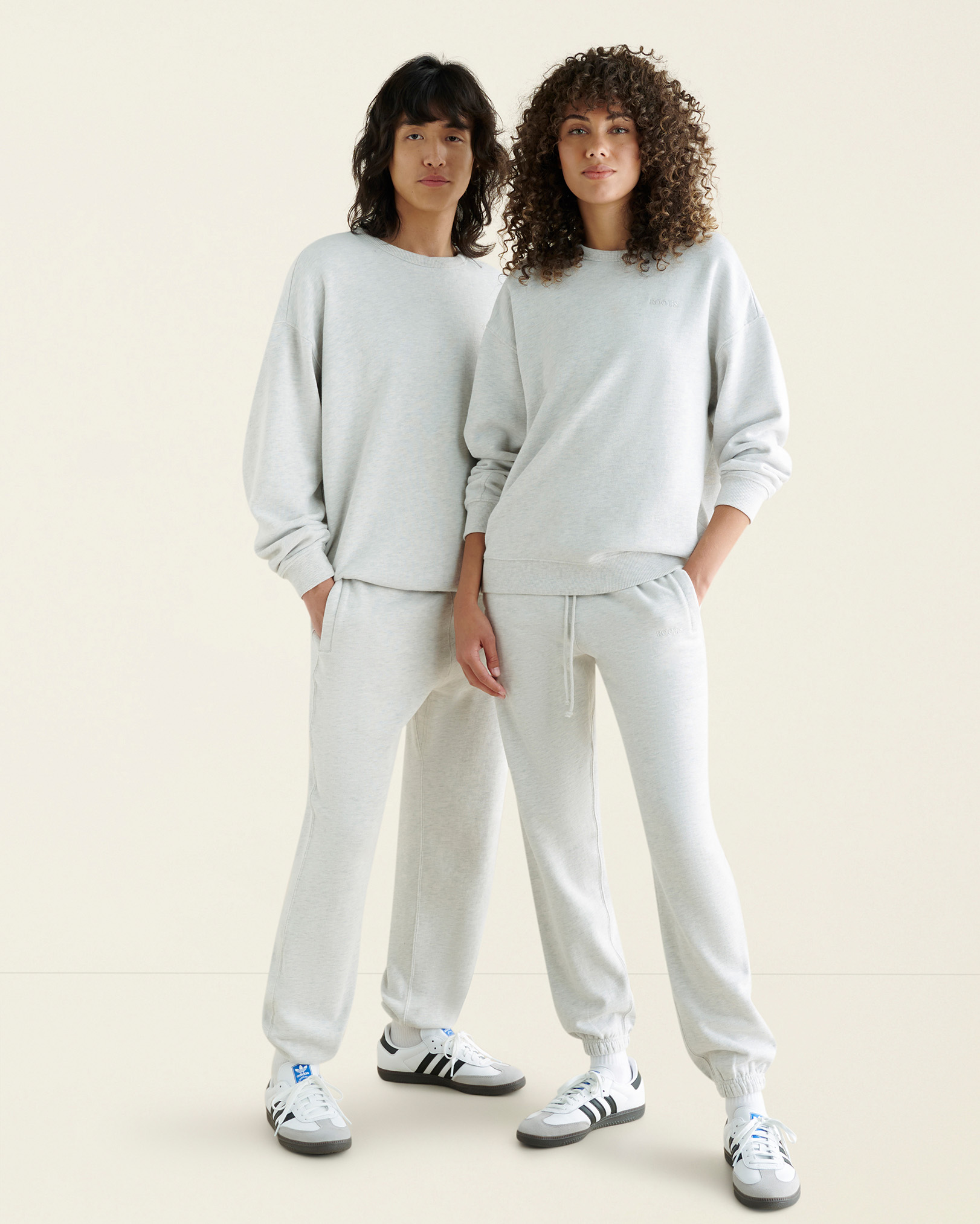 Roots One Sweatpant in White Mix