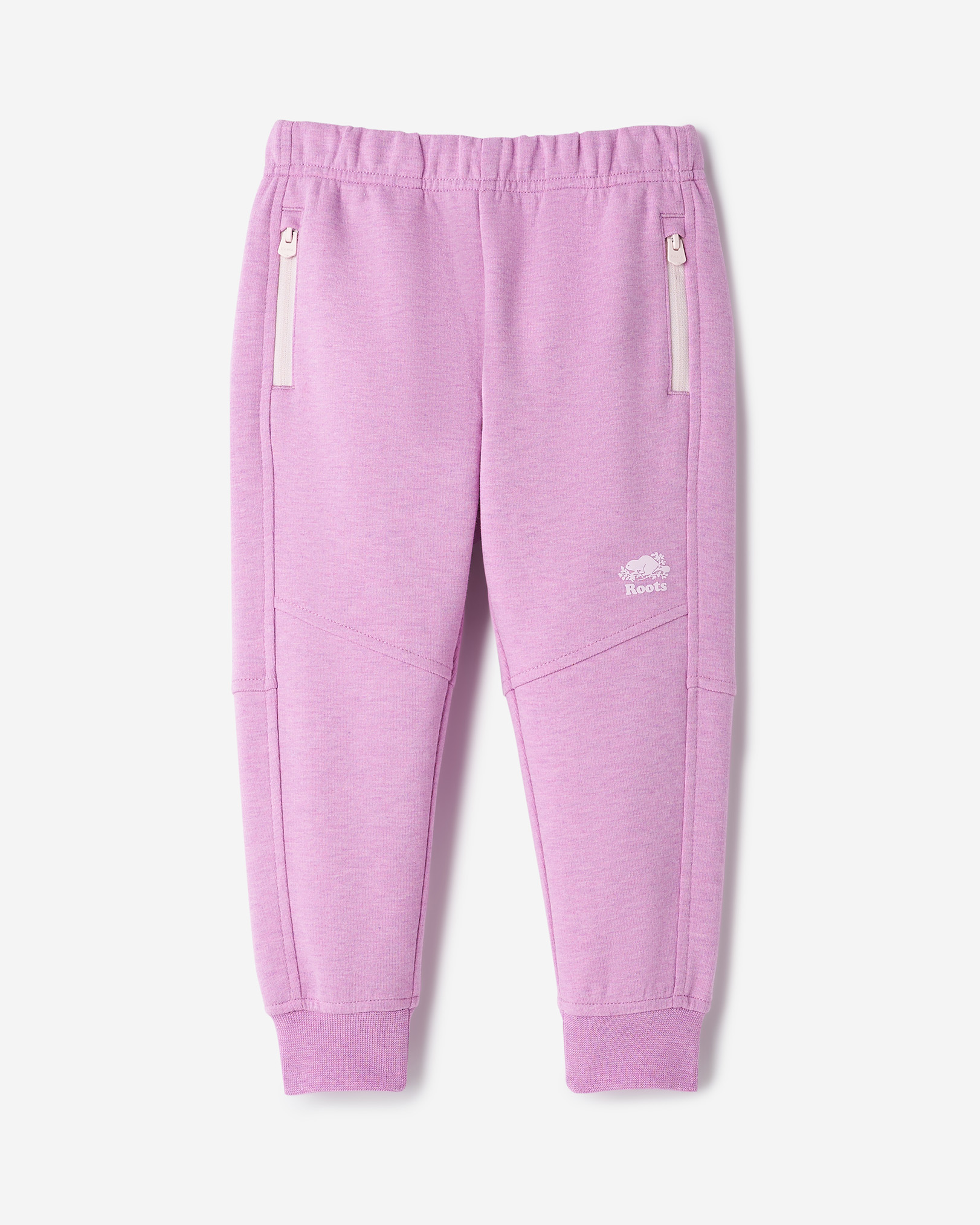Roots Toddler Recover Interlock Jogger in Purple Thistle Mix