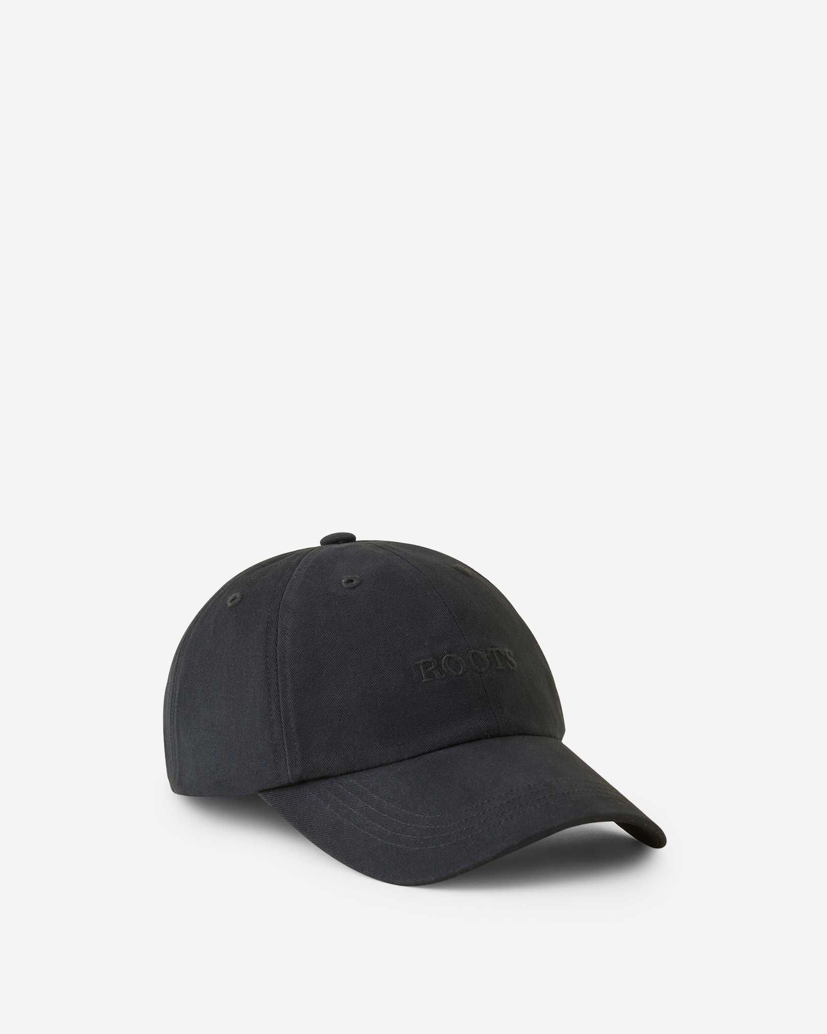 Roots Baseball Cap Hat in Black