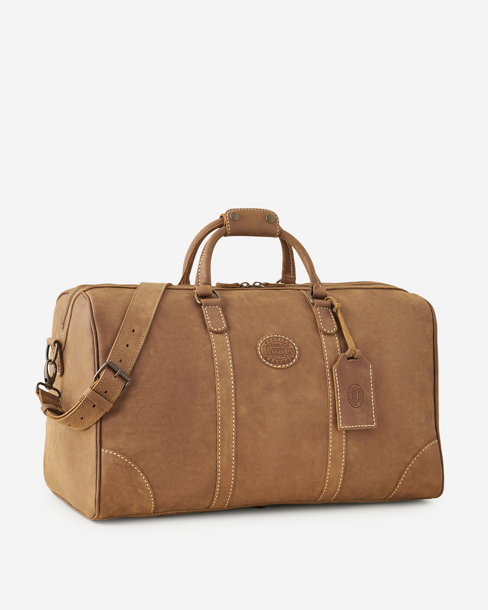 Roots Banff Weekender Bag Tribe in Natural