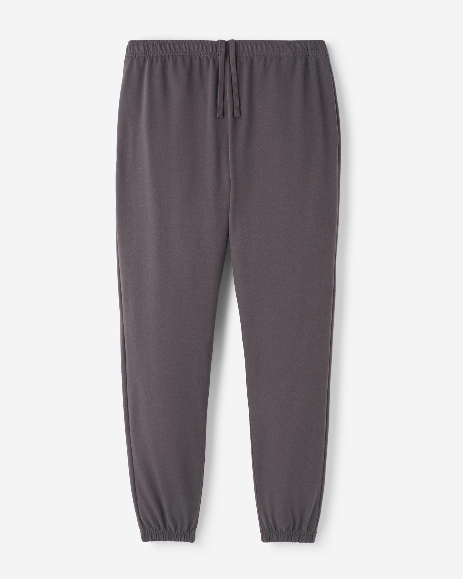 Roots Warm-Up Jersey Sweatpant Pants in Charcoal Black