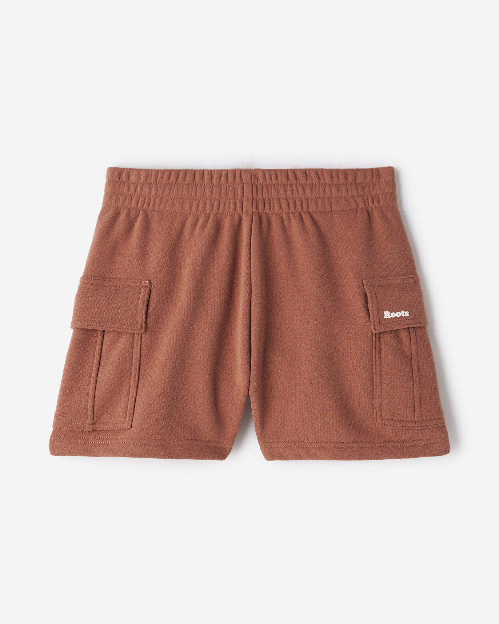 Roots Summer Cloud Cargo Sweatshort 2.5 Inch in Gingerbread