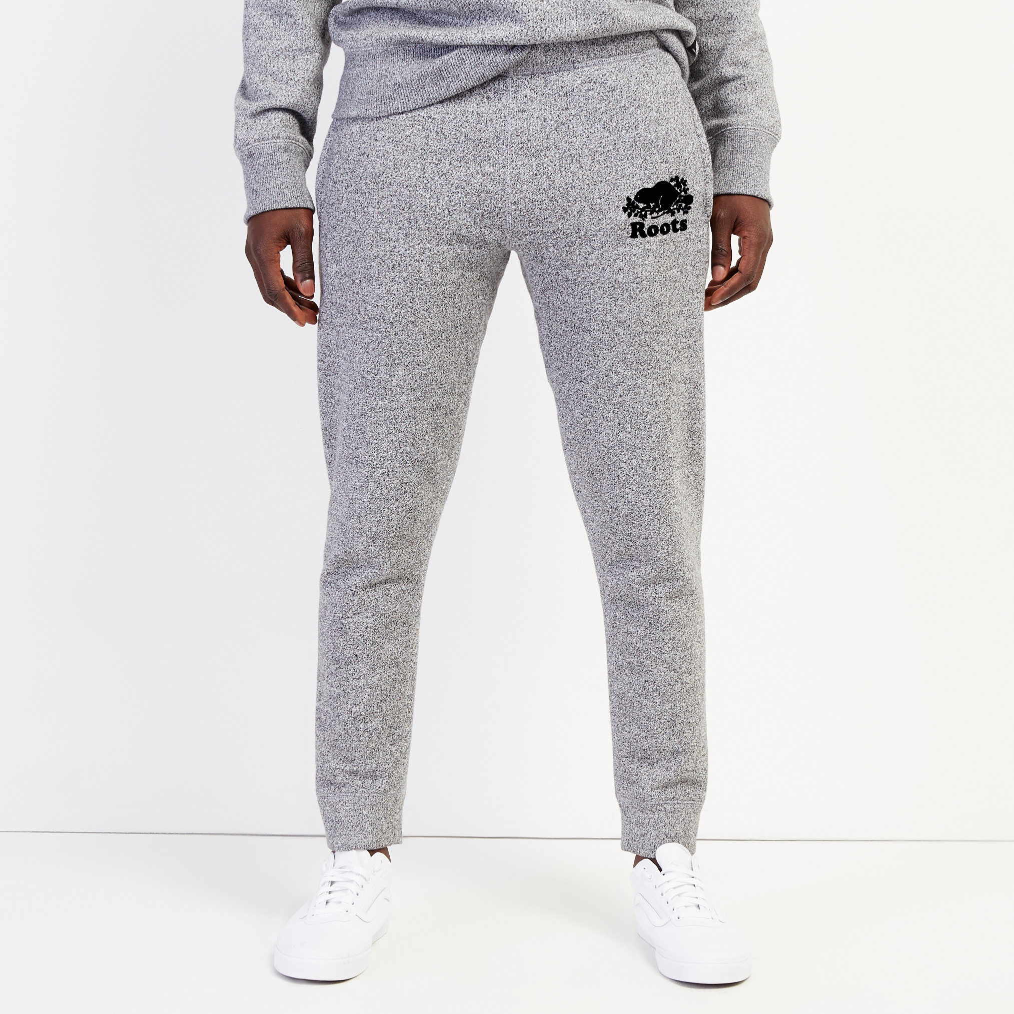 Roots Park Slim Sweatpant Tall (32 Inch Inseam) in Salt/Pepper