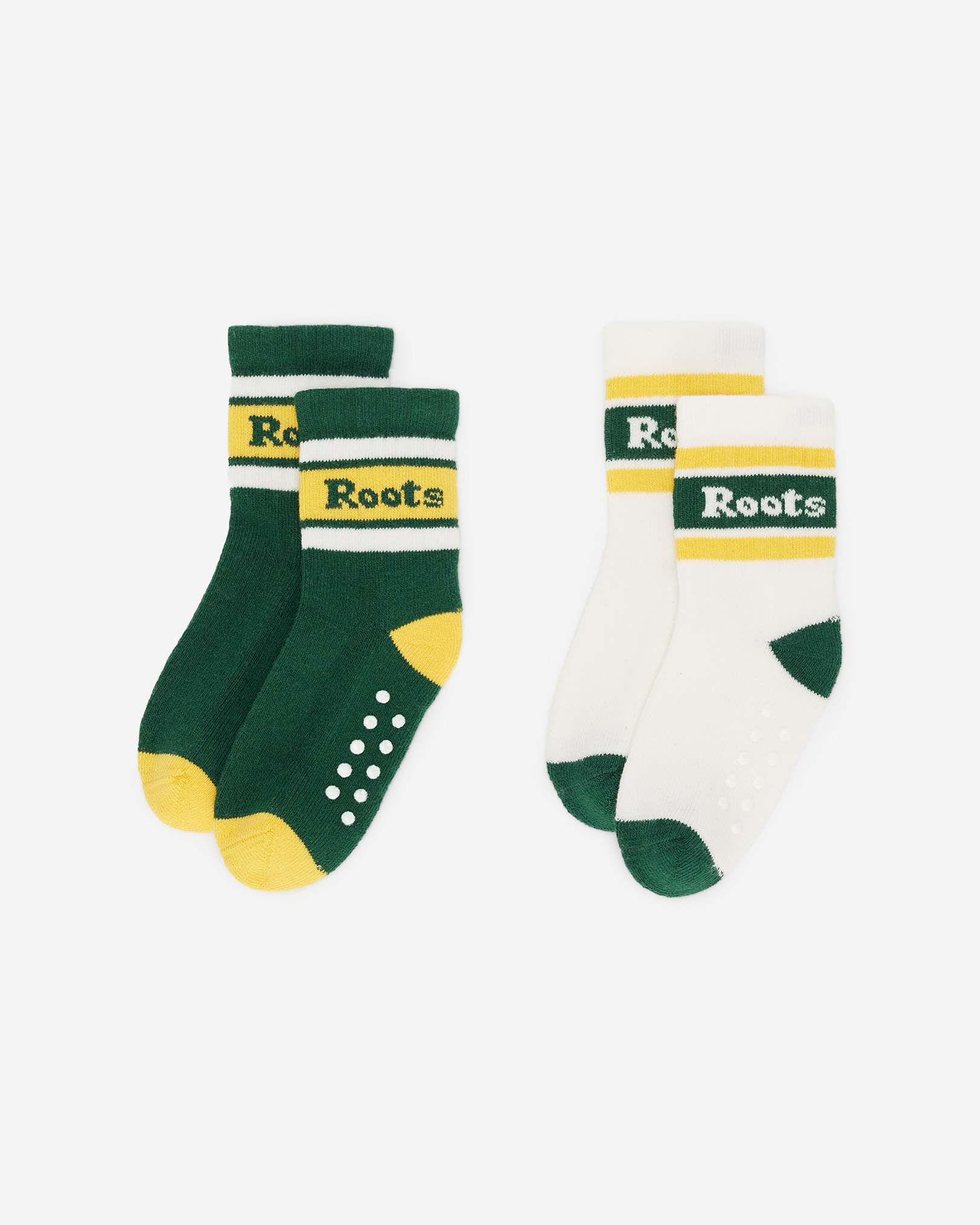 Roots Toddler Ankle Sport Sock 2 Pack in Forest Green