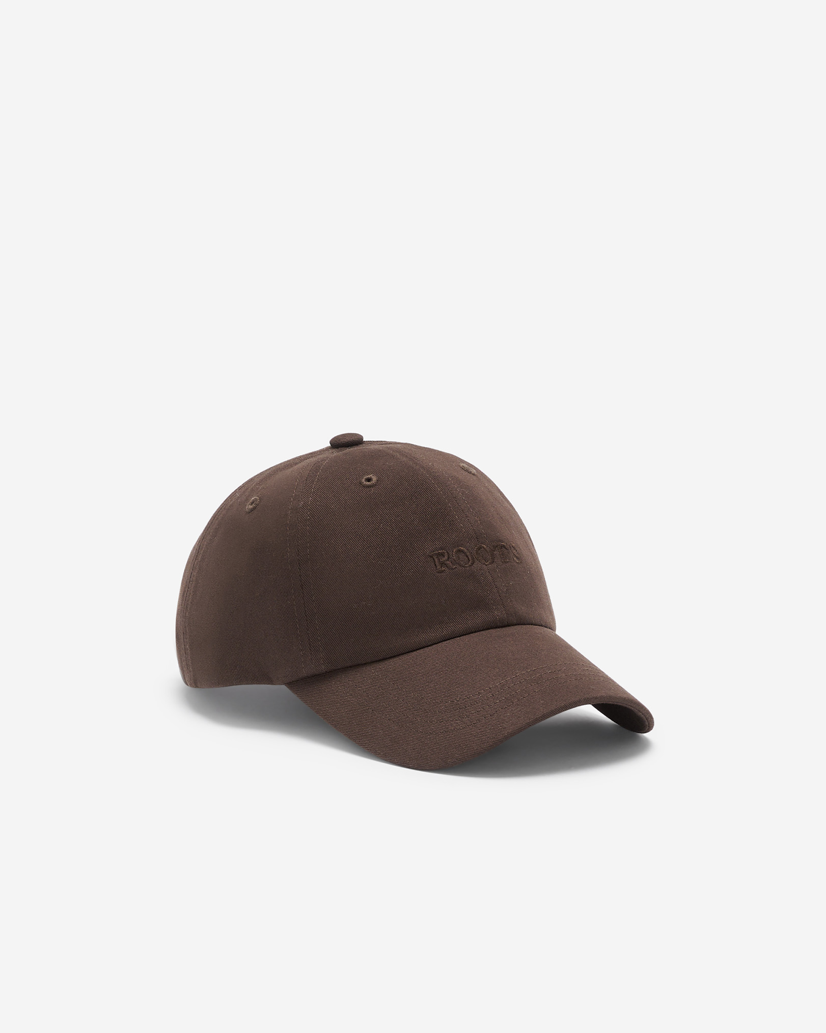 Roots Baseball Cap Hat in Cocoa Brown