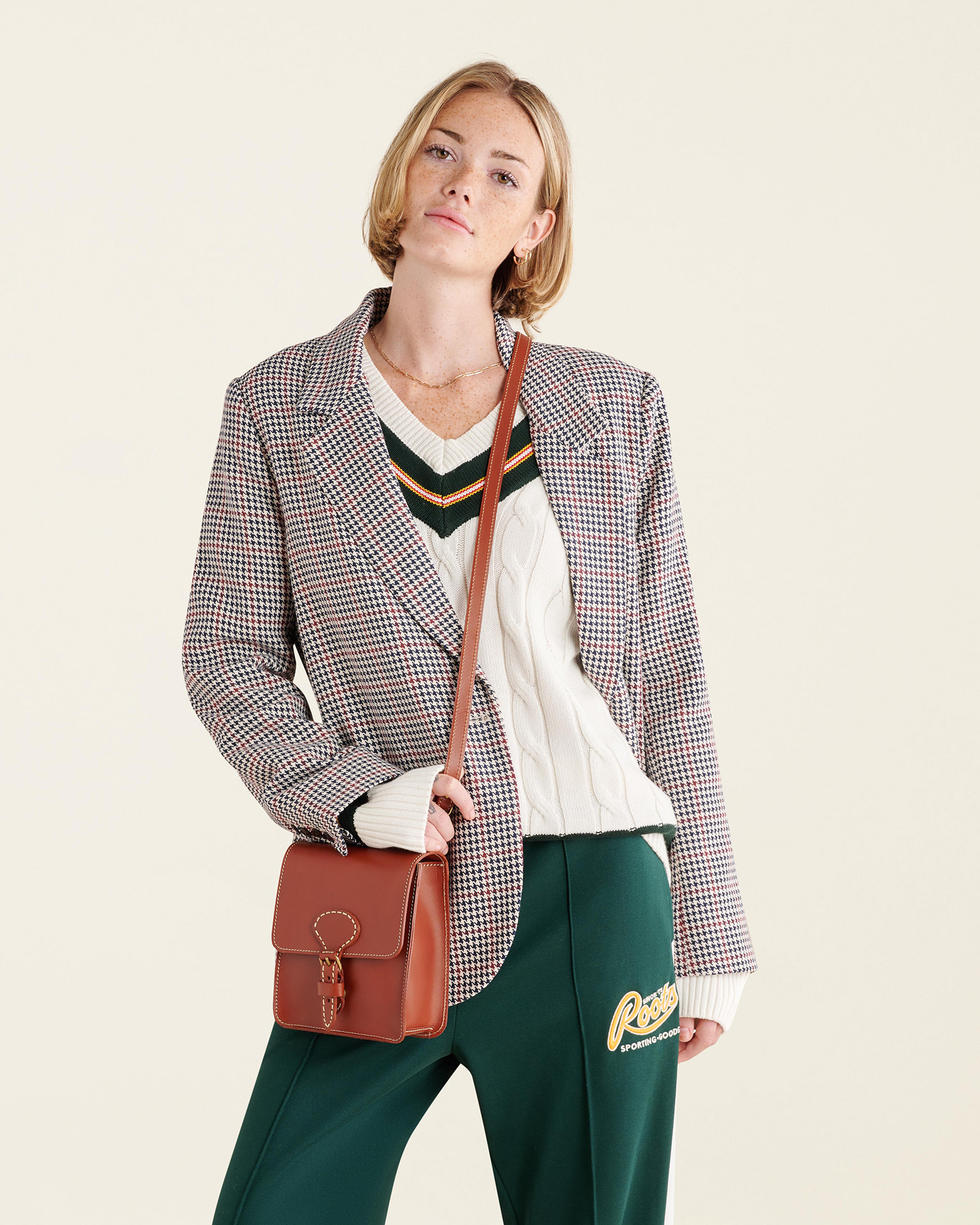 Roots Rossland Check Blazer Jacket in Assorted