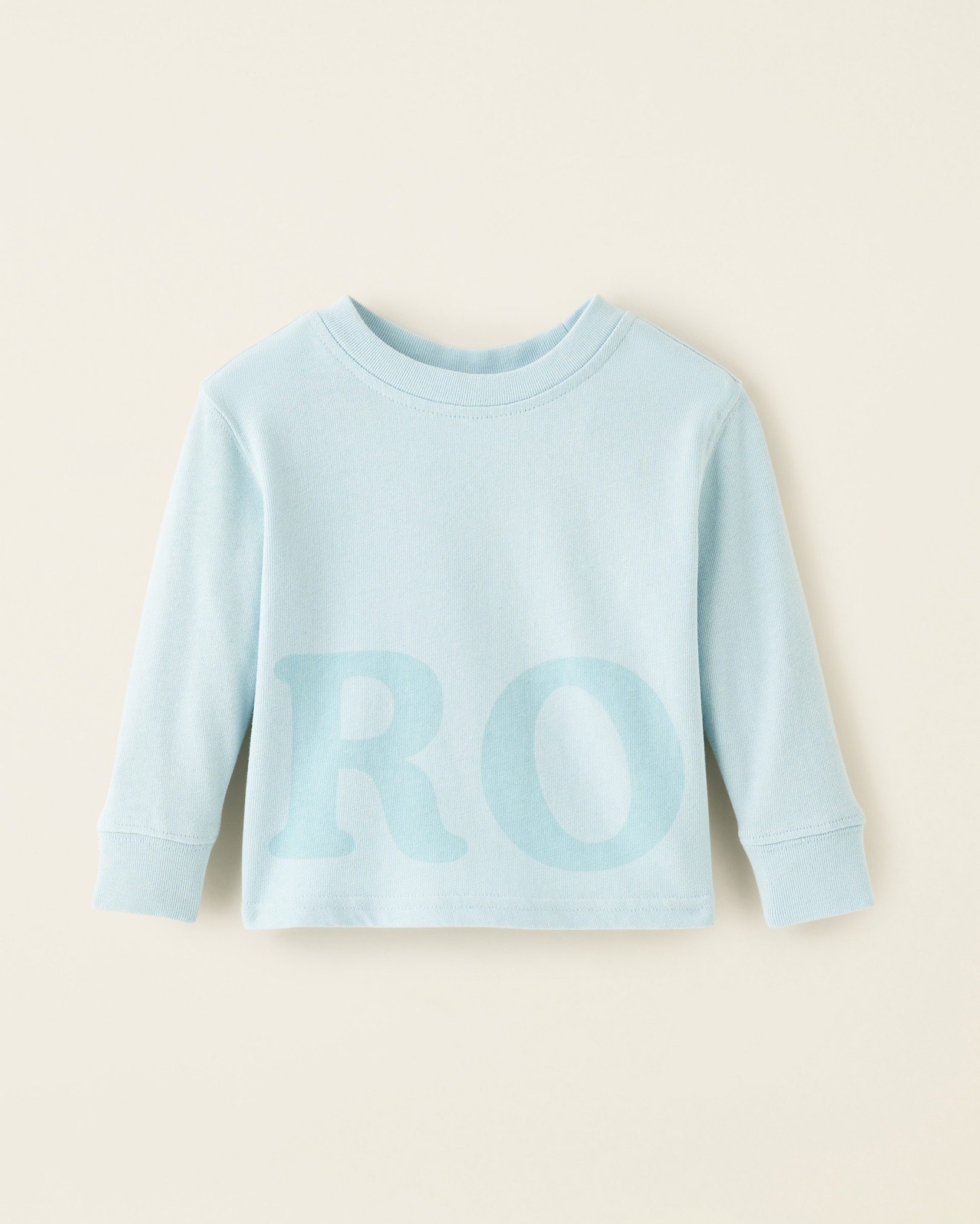 Roots Baby One Long Sleeve T-Shirt in Yonge Blue