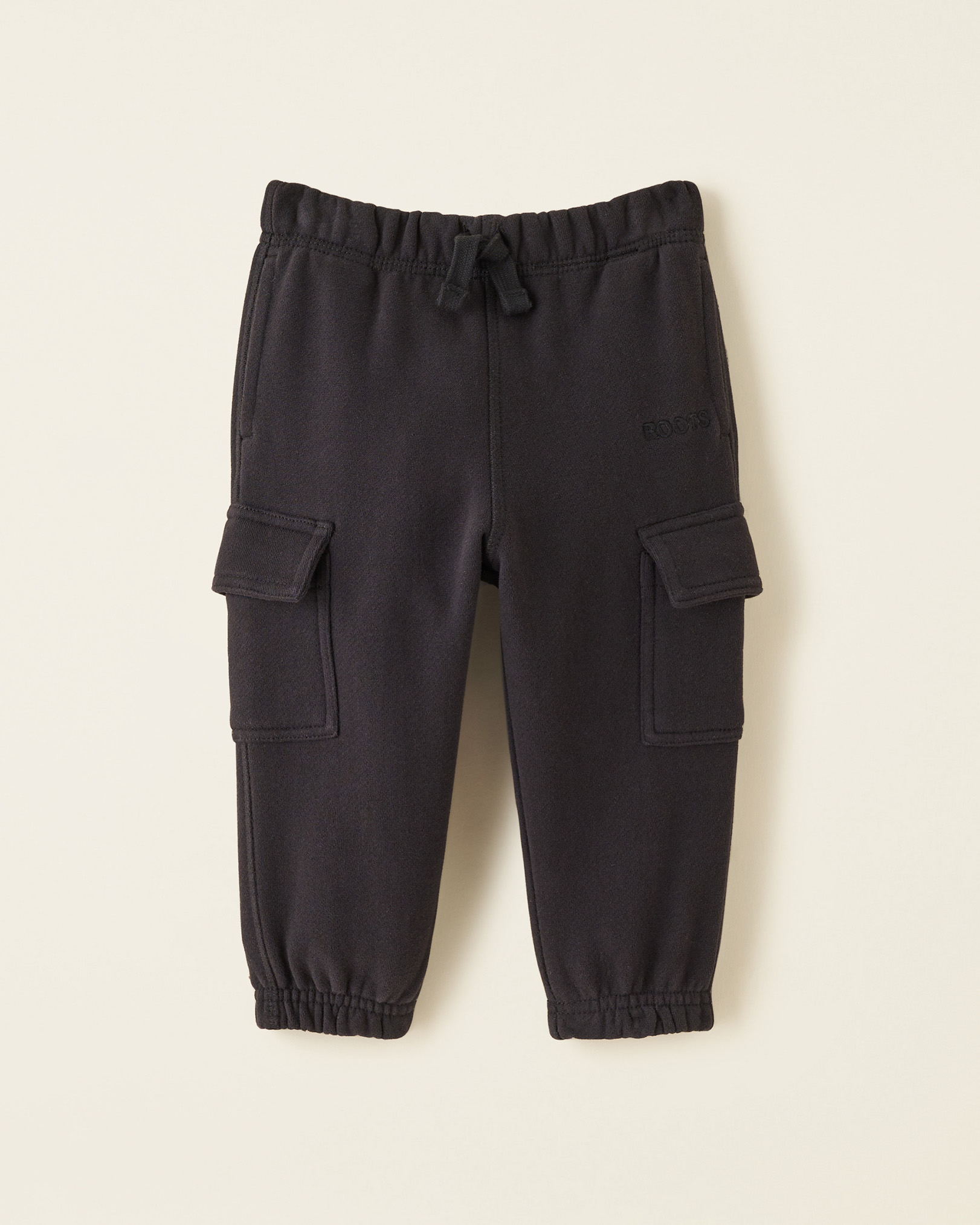 Roots Baby One Cargo Sweatpant in Black