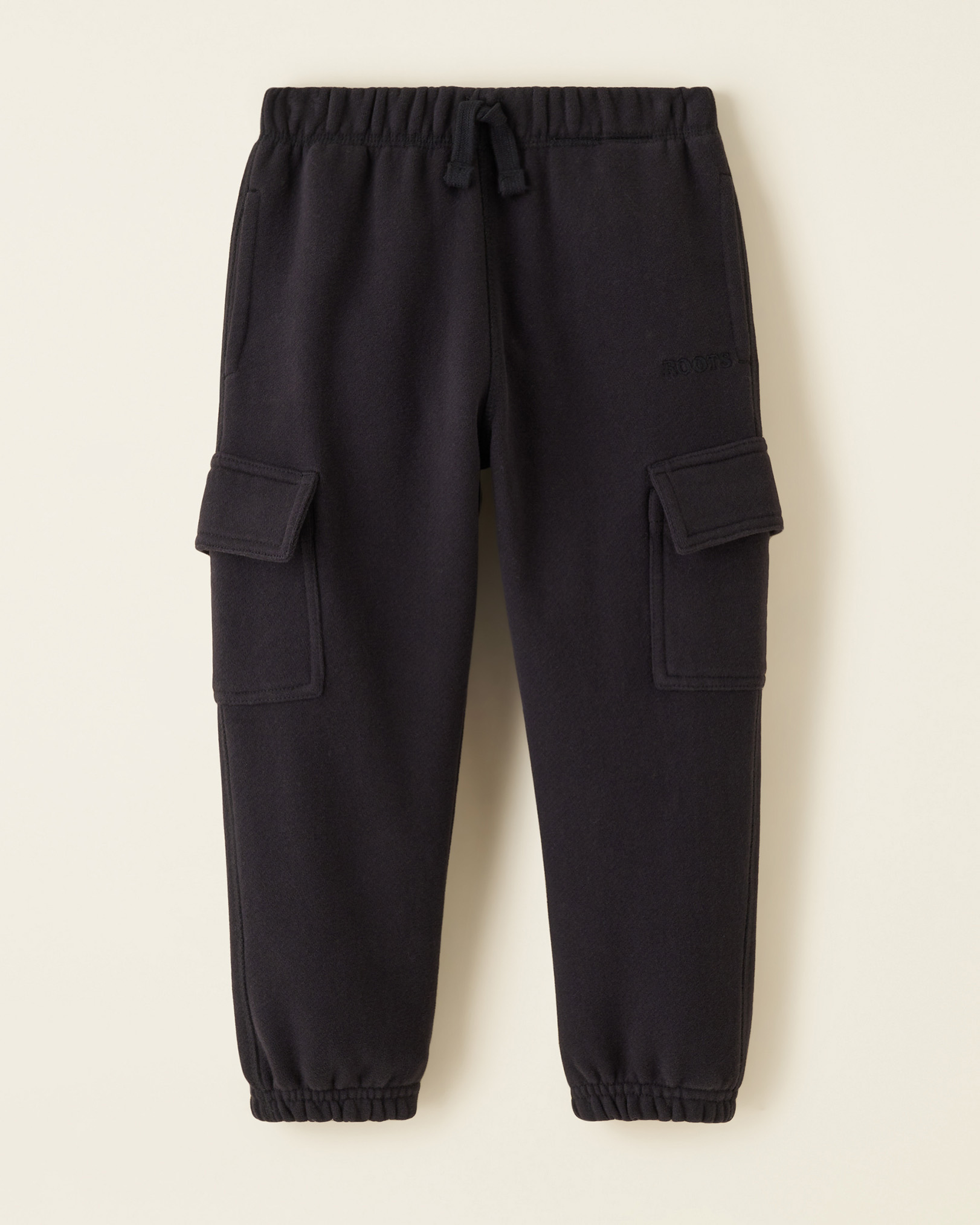 Roots Toddler One Cargo Sweatpant in Black