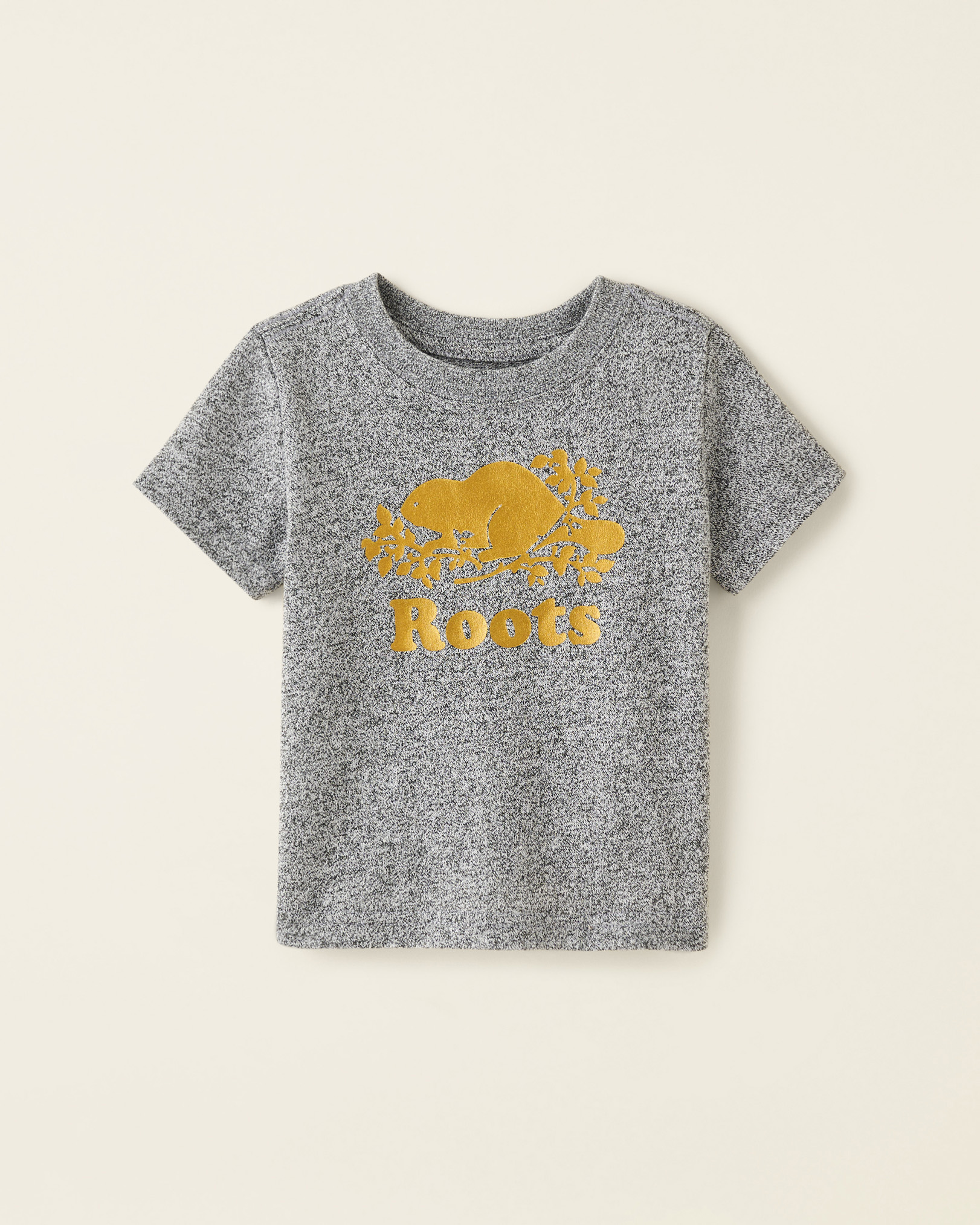 Roots Baby 50th Cooper T-Shirt in Salt/Pepper