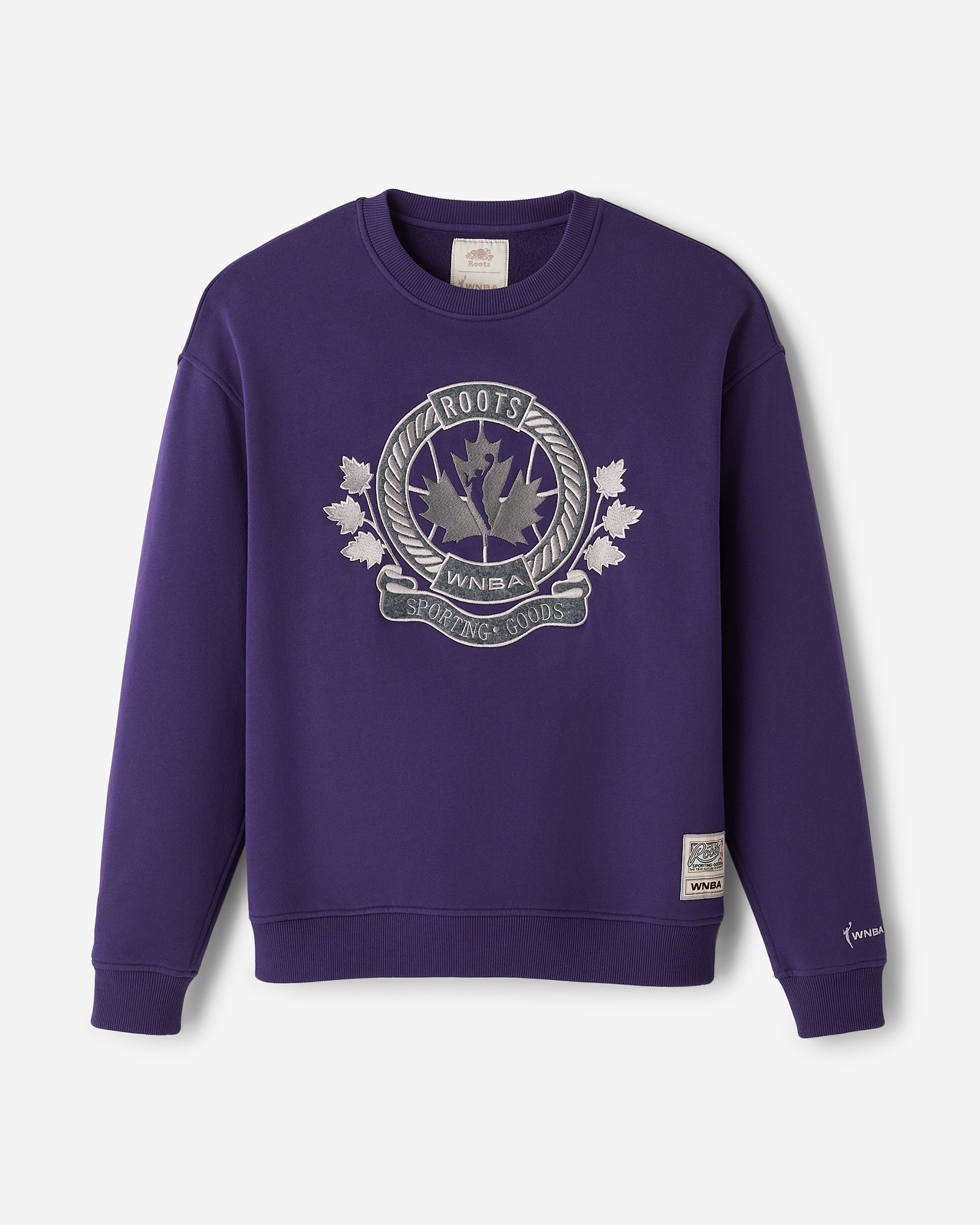 Roots WNBA Crew in Royal Purple