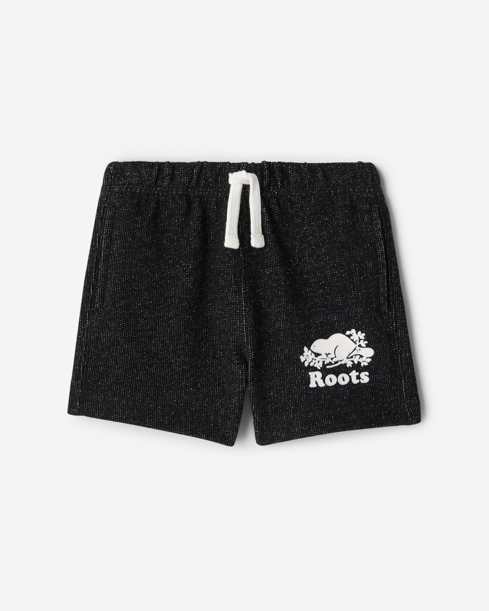 Roots Baby Organic Original Terry Short in Black Pepper