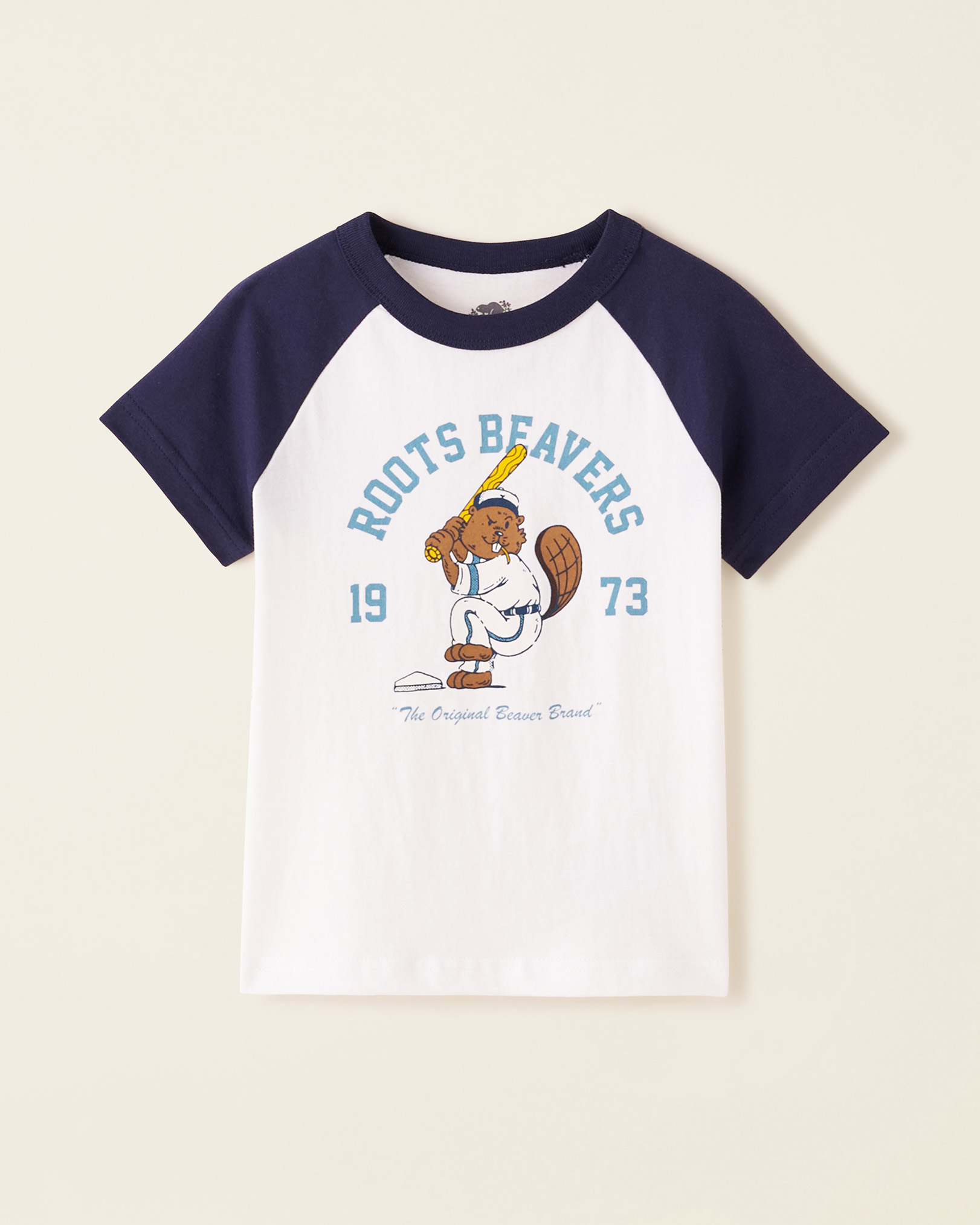 Roots Toddler Boy's Nature Of Sport T-Shirt in Egret