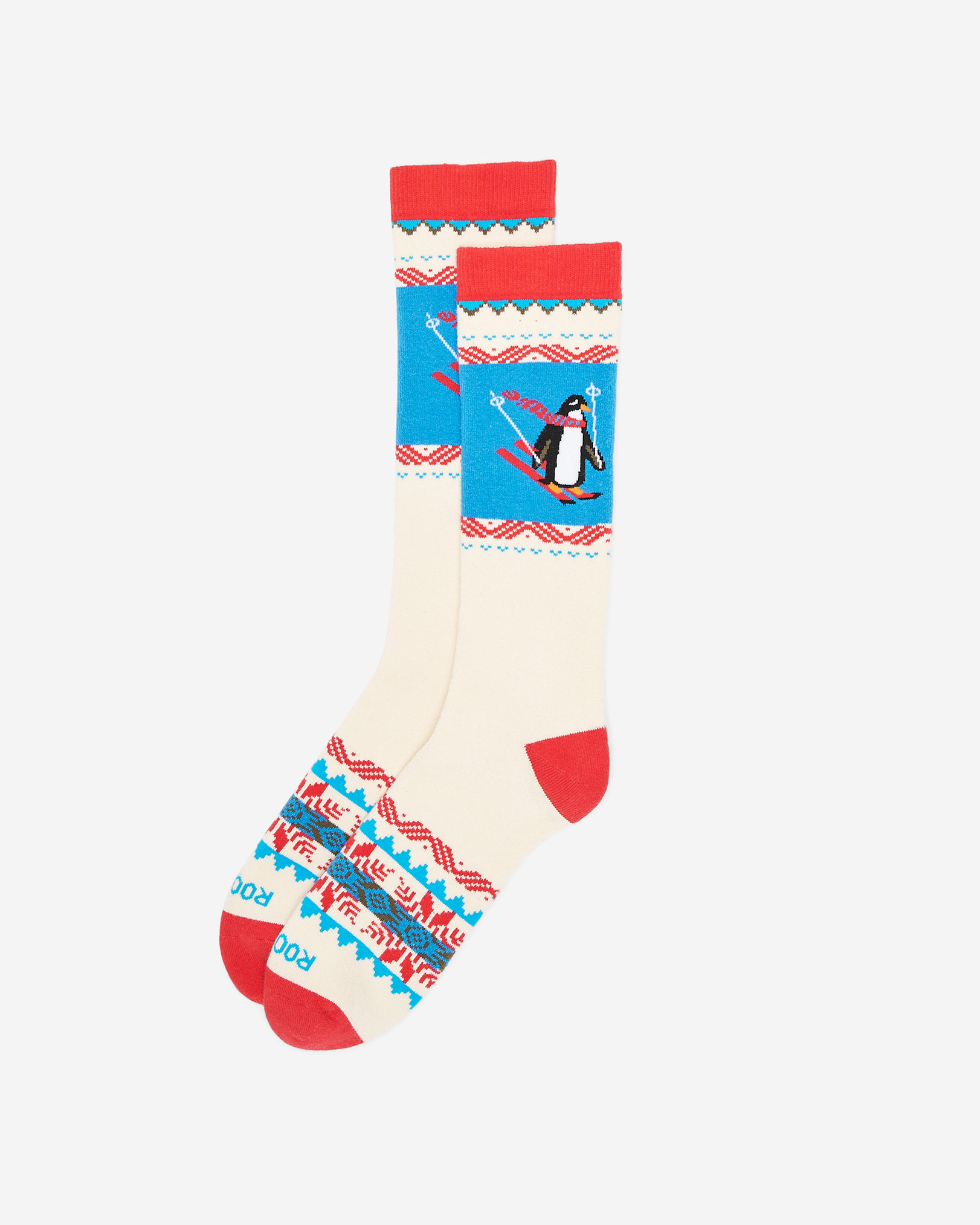 Roots Adult Adult Wilderness Boot Sock in Gardenia White