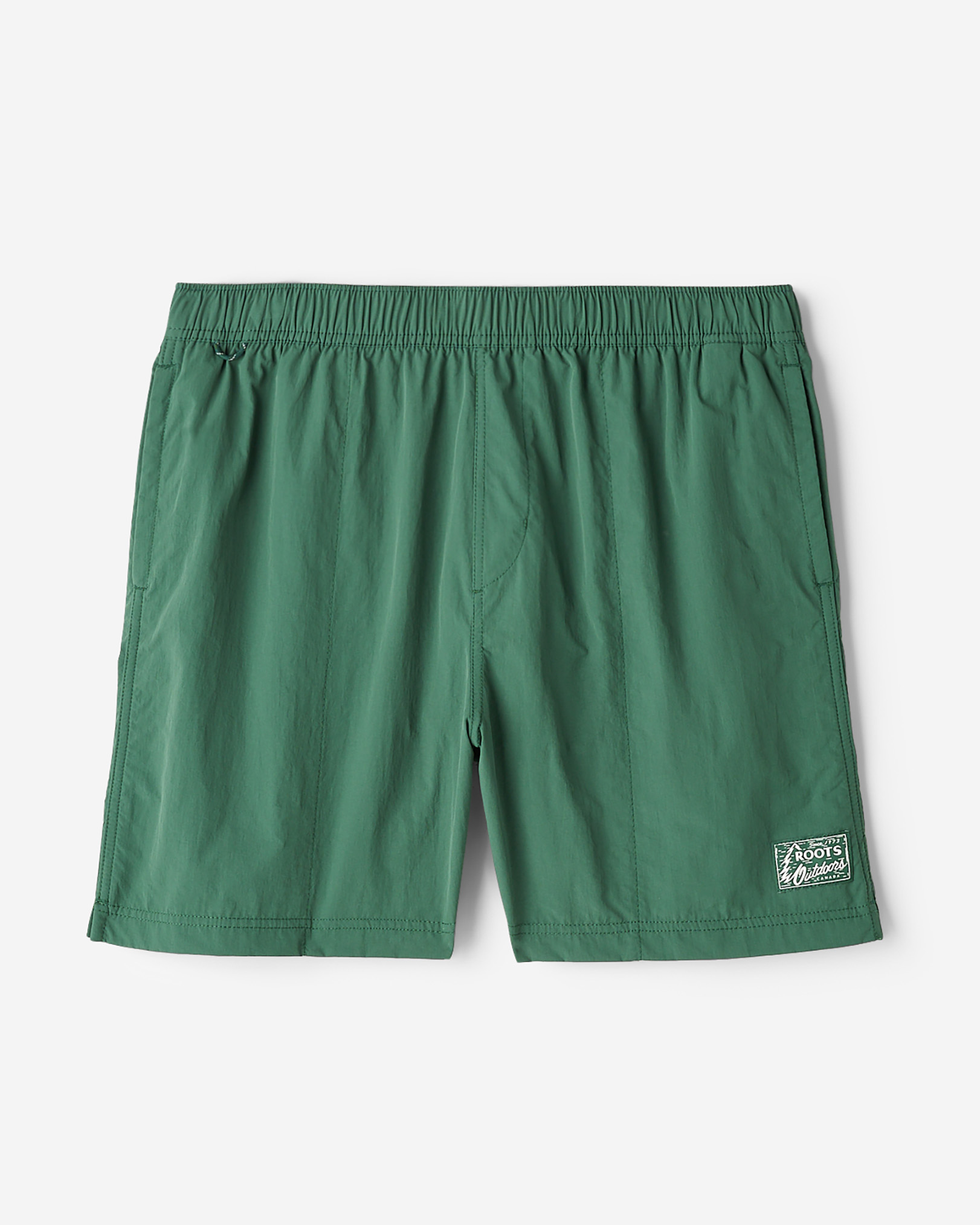 Roots Outdoor Hybrid Nylon Short 5.5 Inch in Forest Green