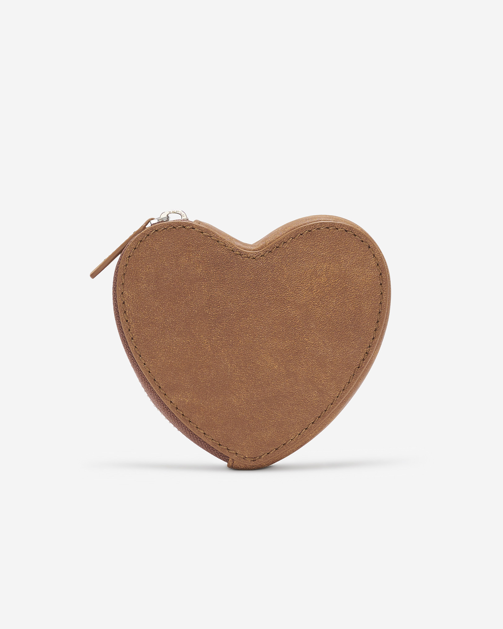 Roots Love Coin Pouch in Natural