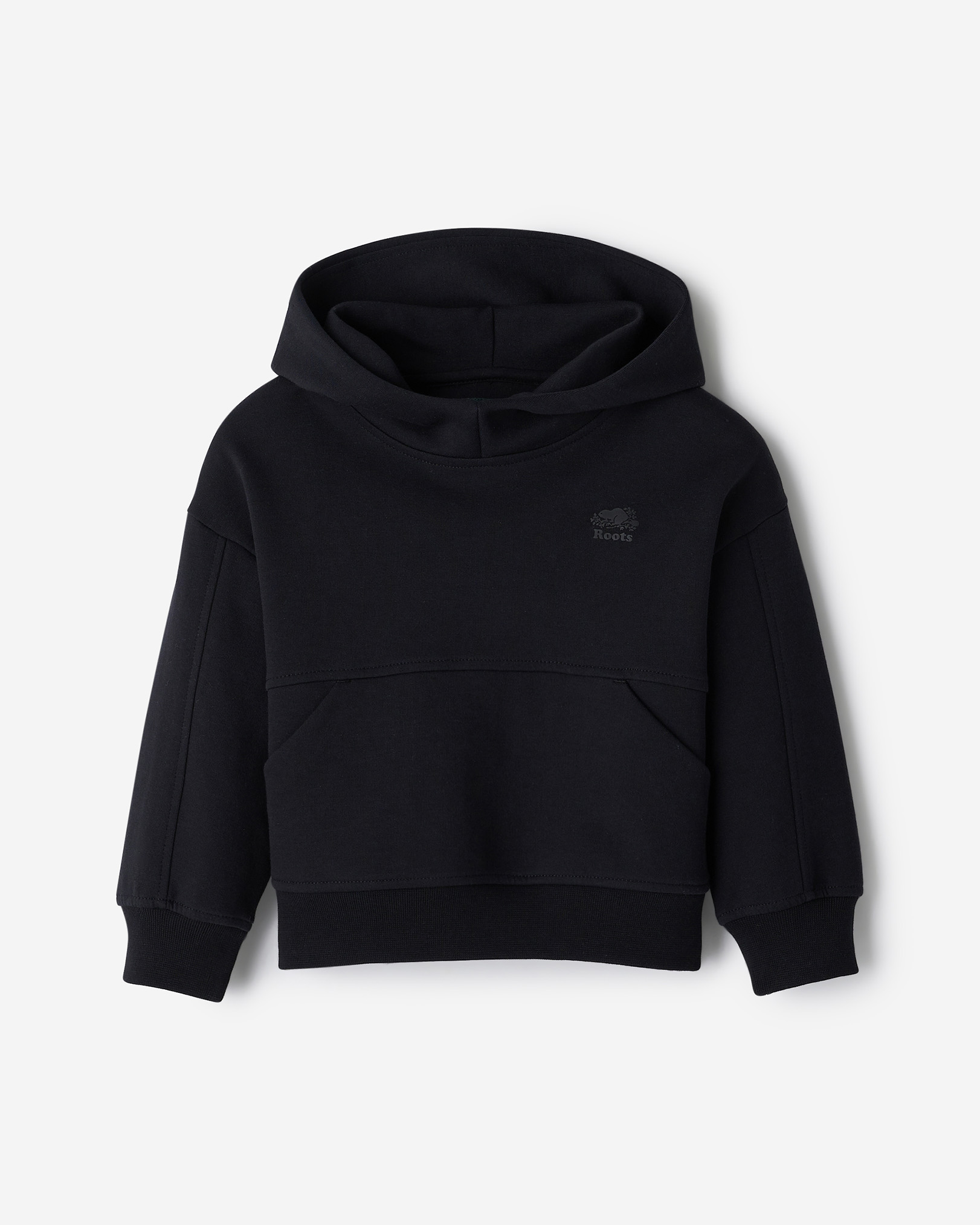 Roots Toddler Active Kanga Hoodie in Black