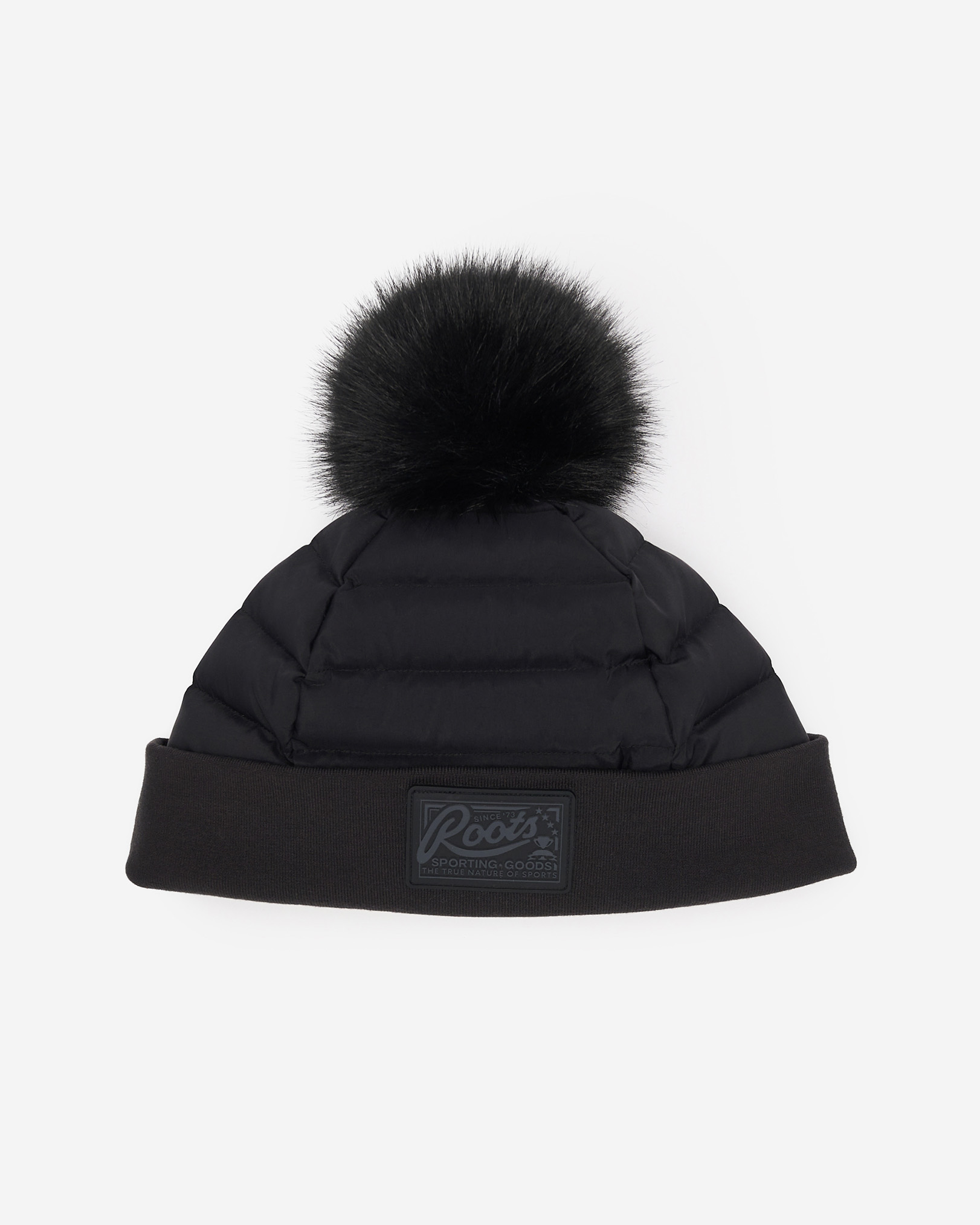 Roots Puffer Toque Hat in Black