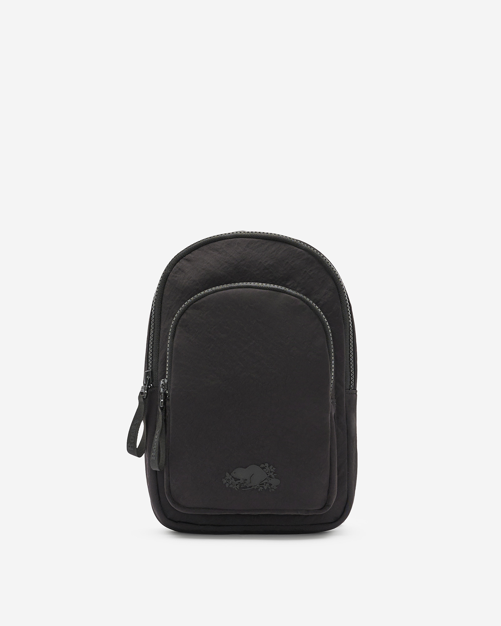 Roots Nylon Sling Bag in Black