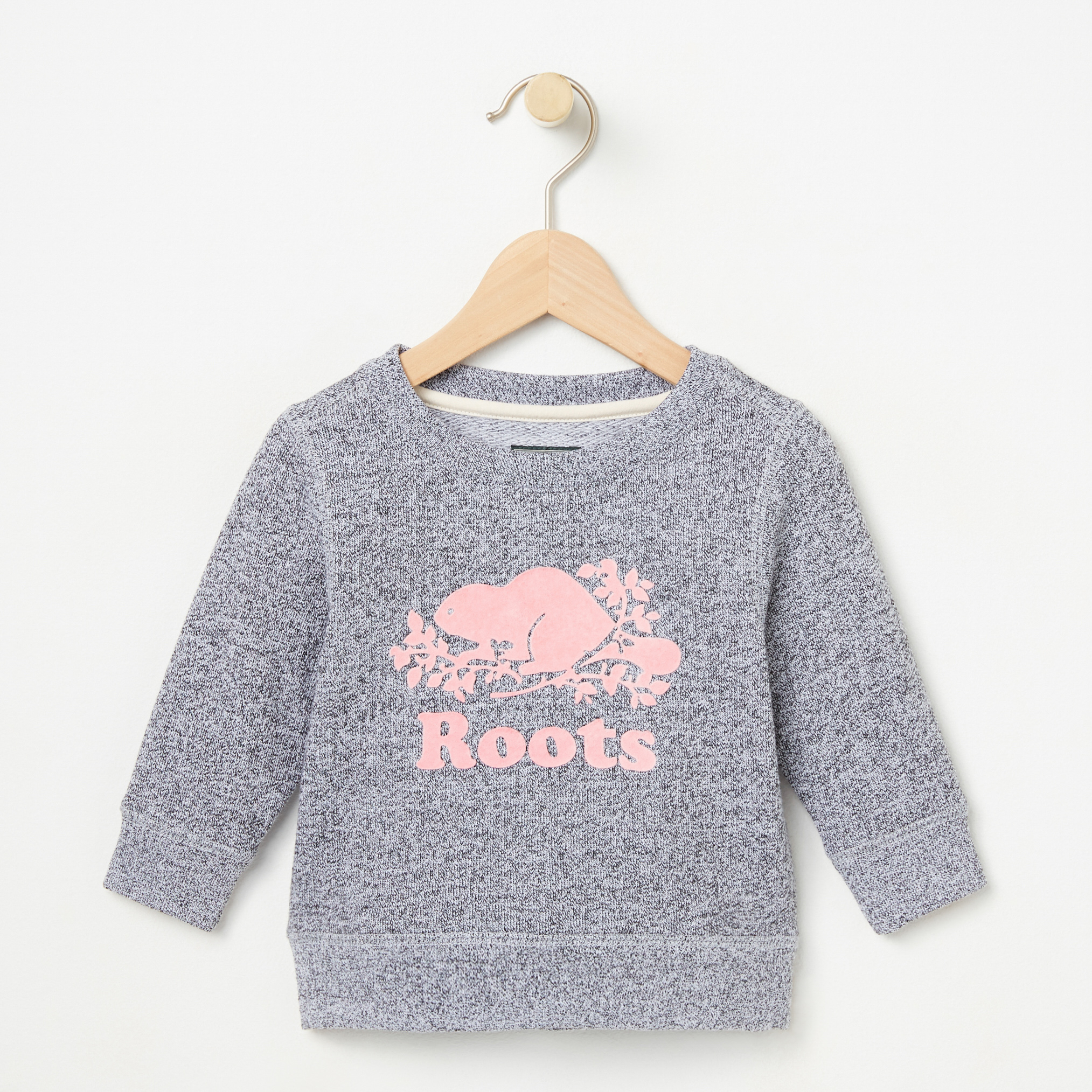 Roots Baby Original Sweatshirt in Salt/Pepper