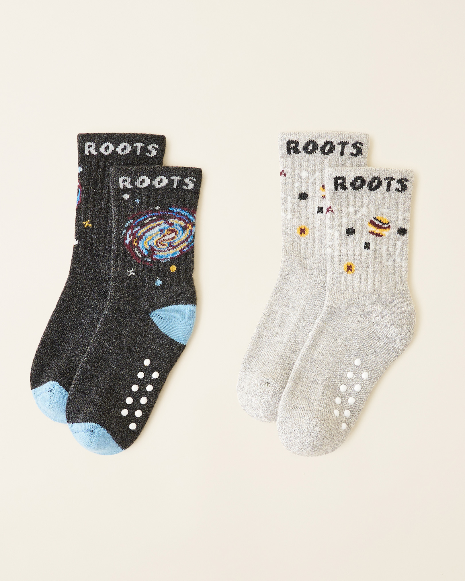 Roots Toddler Pattern Sock 2 Pack in Mix