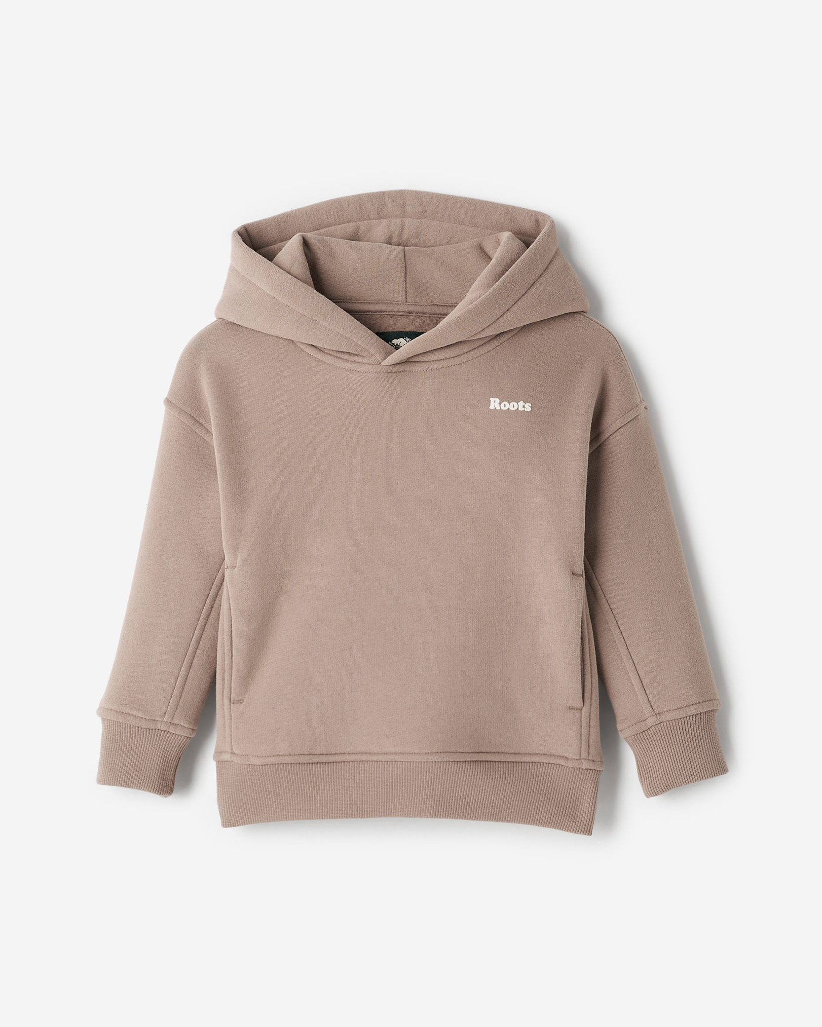 Roots Toddler Cloud Hoodie in Mushroom Brown
