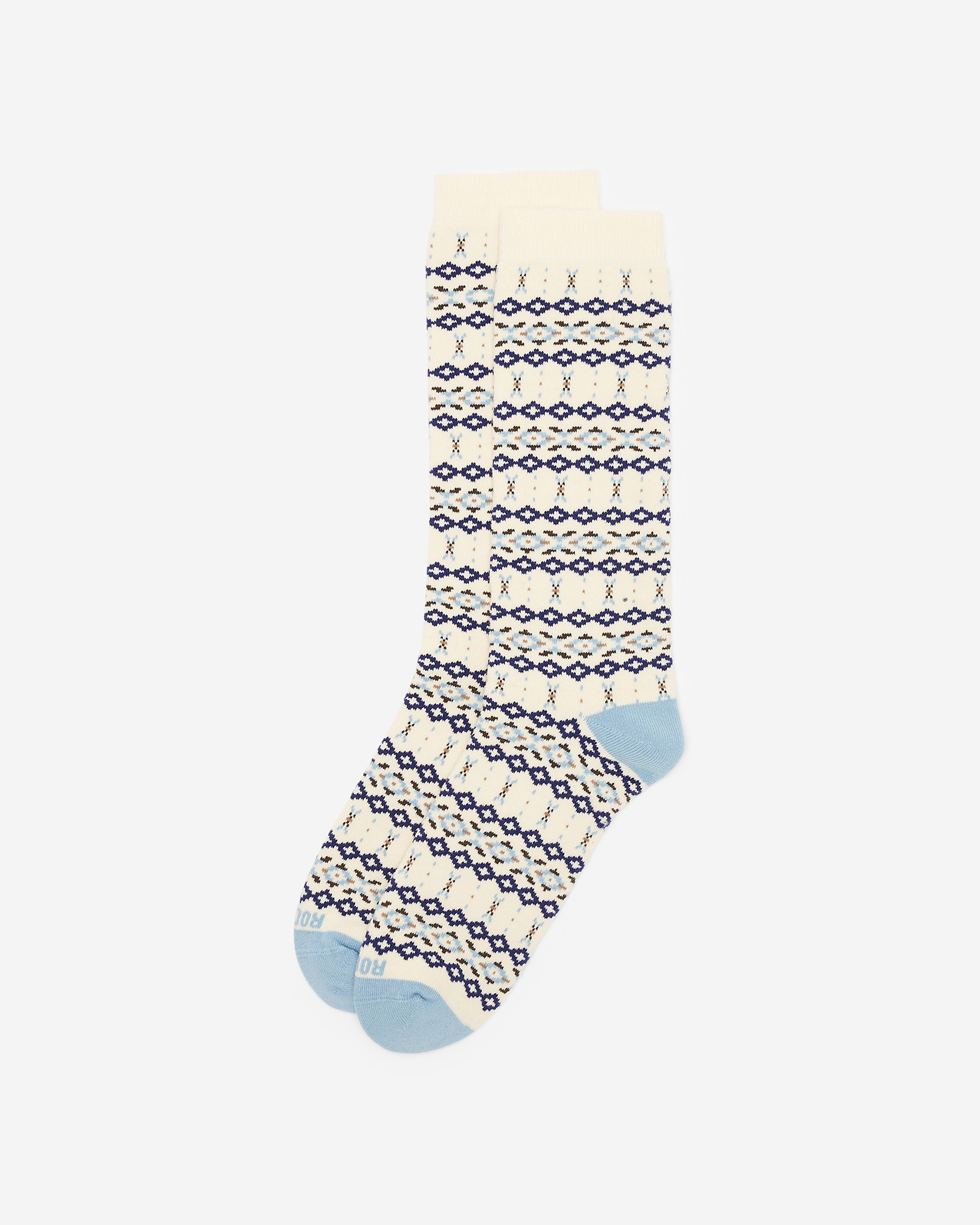 Roots Adult Wilderness Boot Sock in Seedpearl Cream