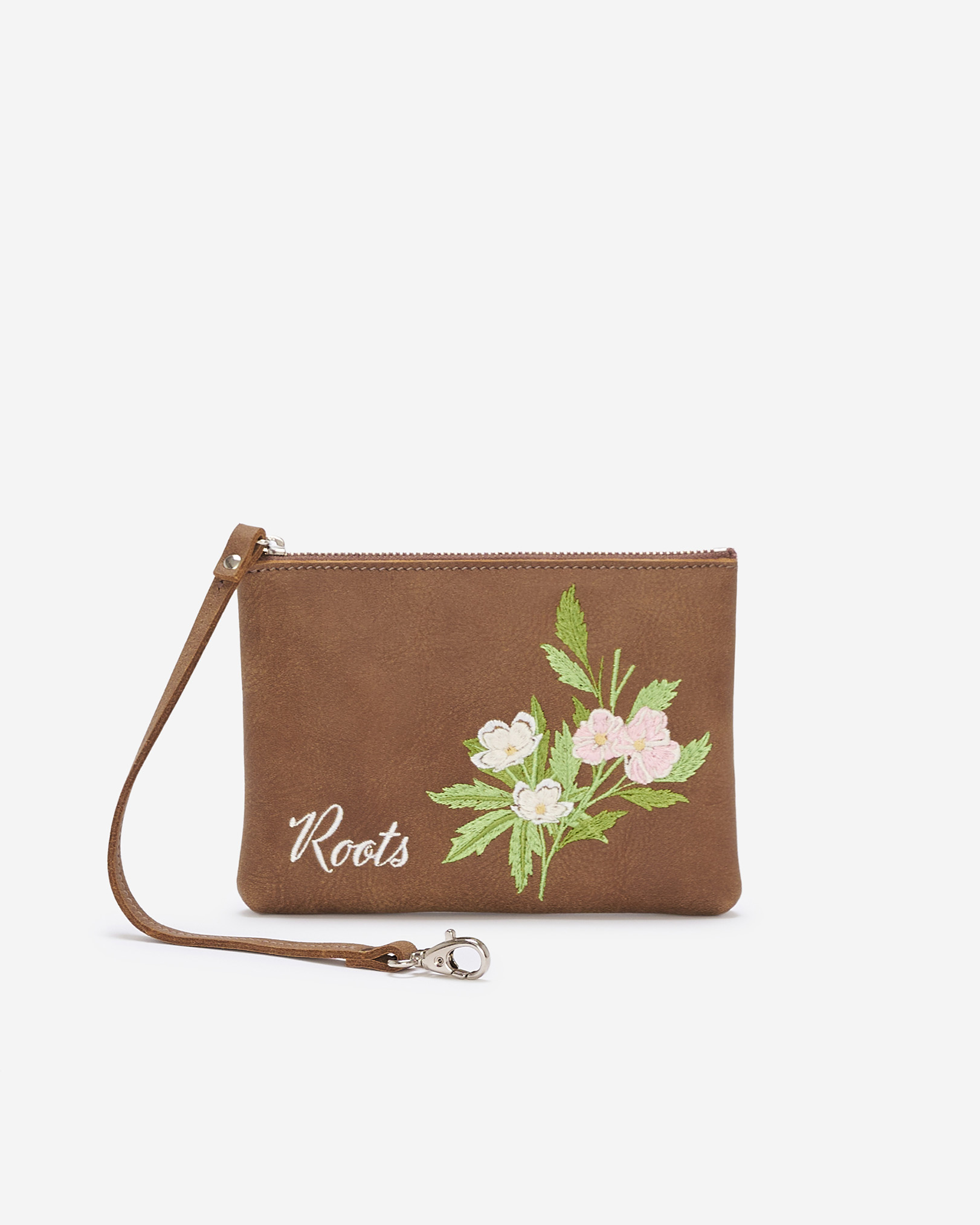 Roots Floral Wristlet Tribe in Natural