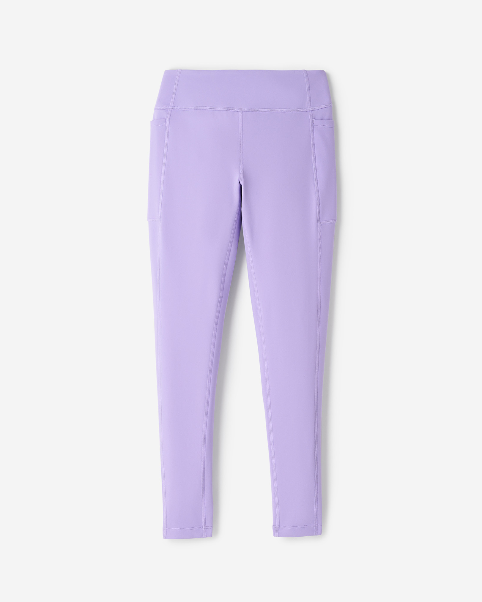 Roots Girl's Active Warm Legging in Violet Tulip Purple