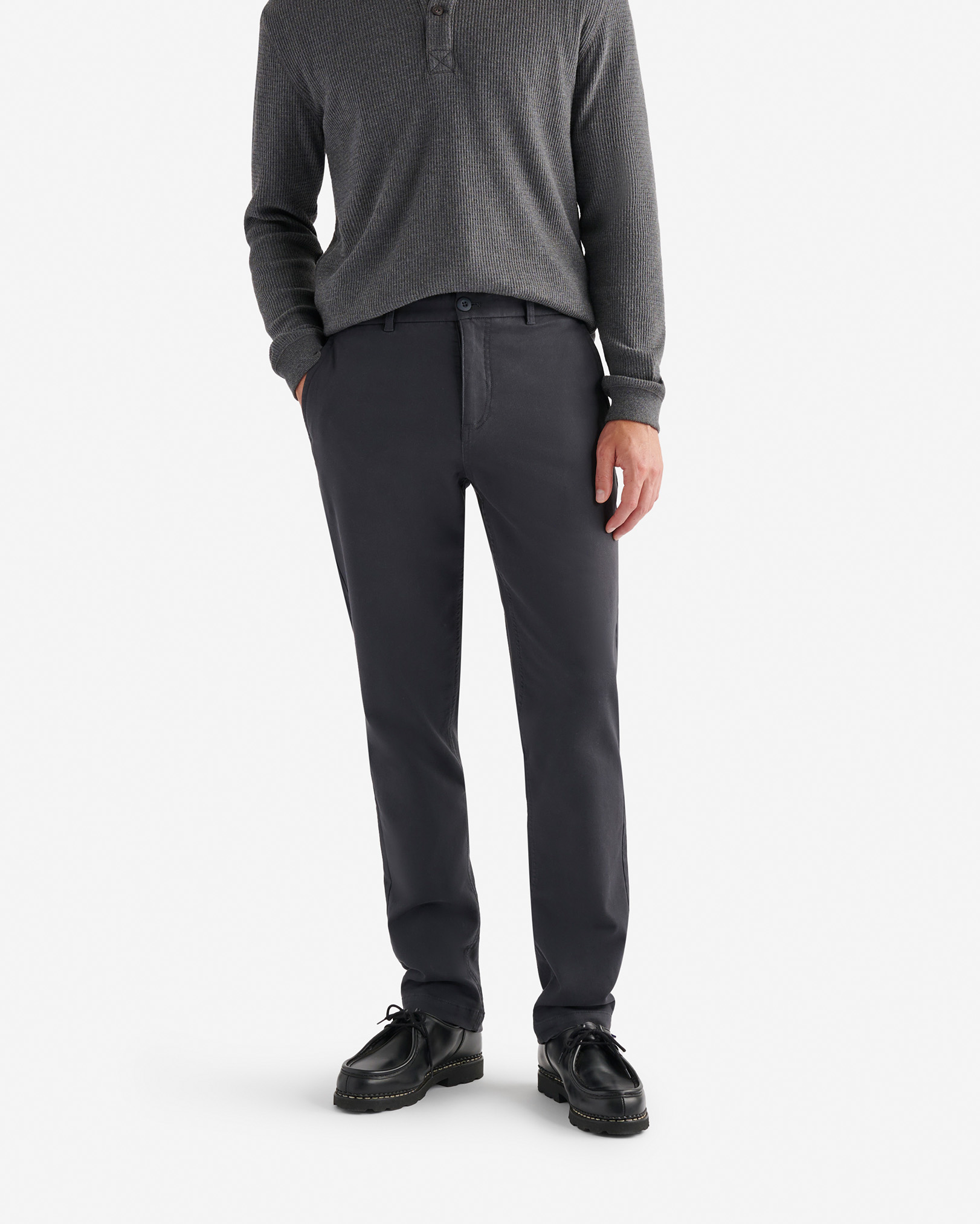 Roots Park Stretch Chino 32 Inch Inseam Pants in Graphite