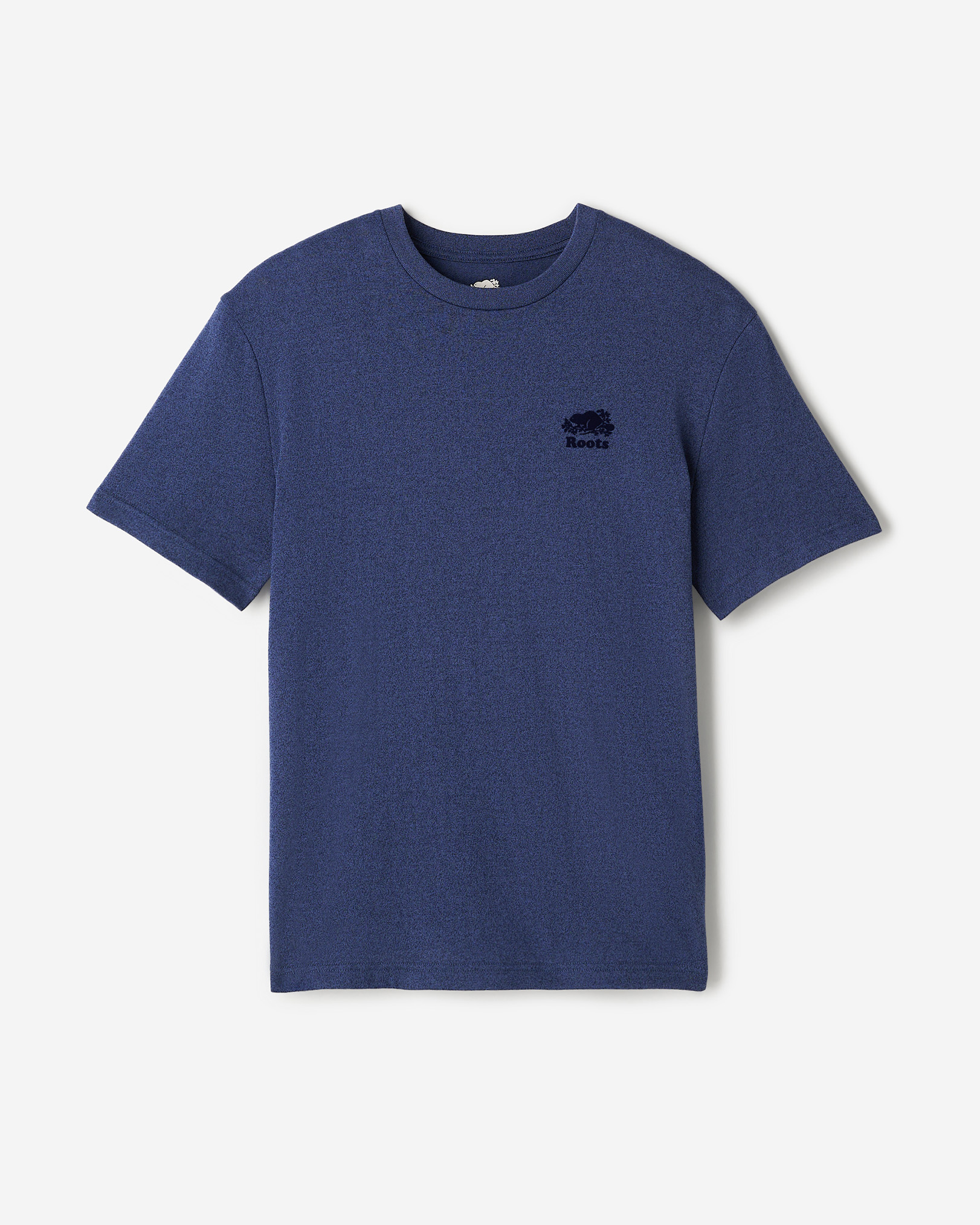 Roots Men's Organic Perfect Pepper T-Shirt in Nightfall Blue Ppr