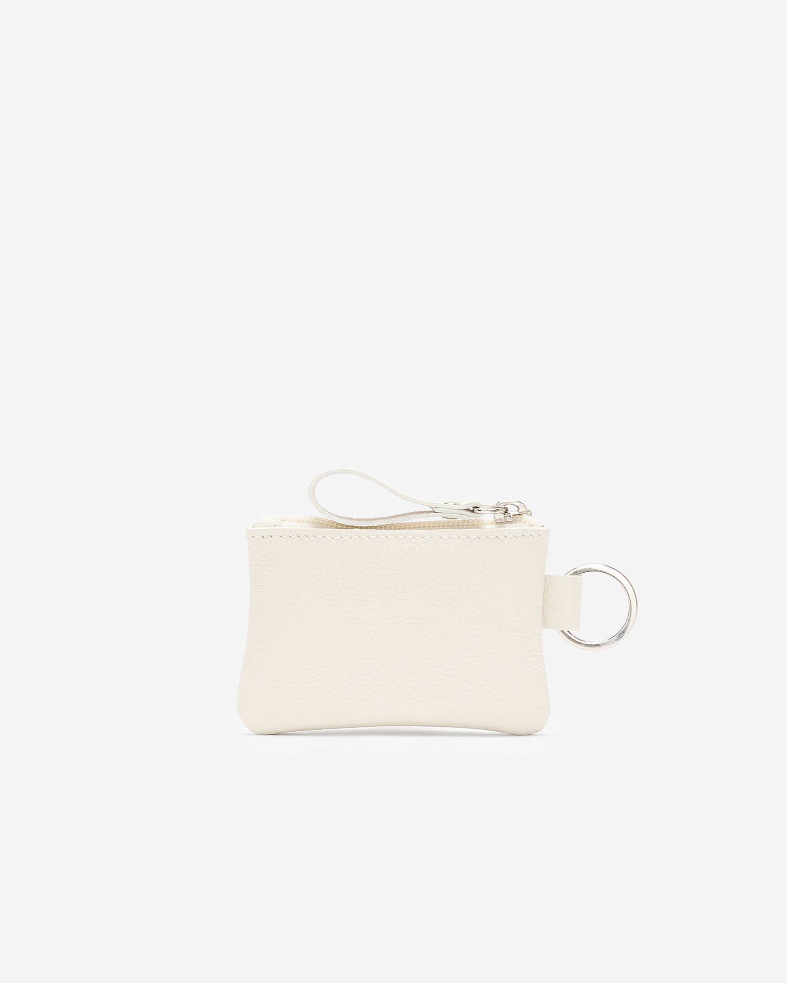 Roots Top Zip Pouch Cervino in Ivory