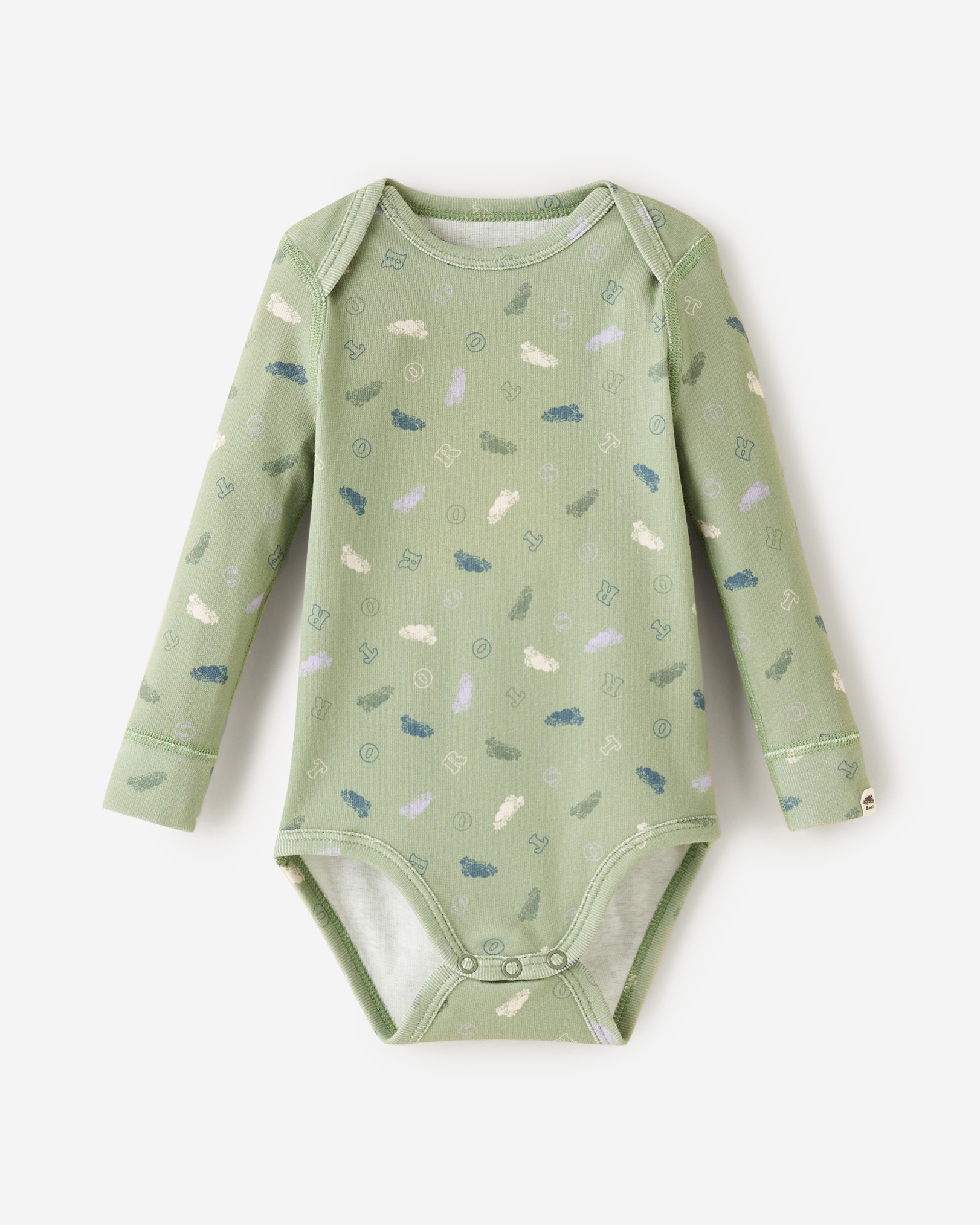Roots Baby's First Bodysuit in Cactus Green