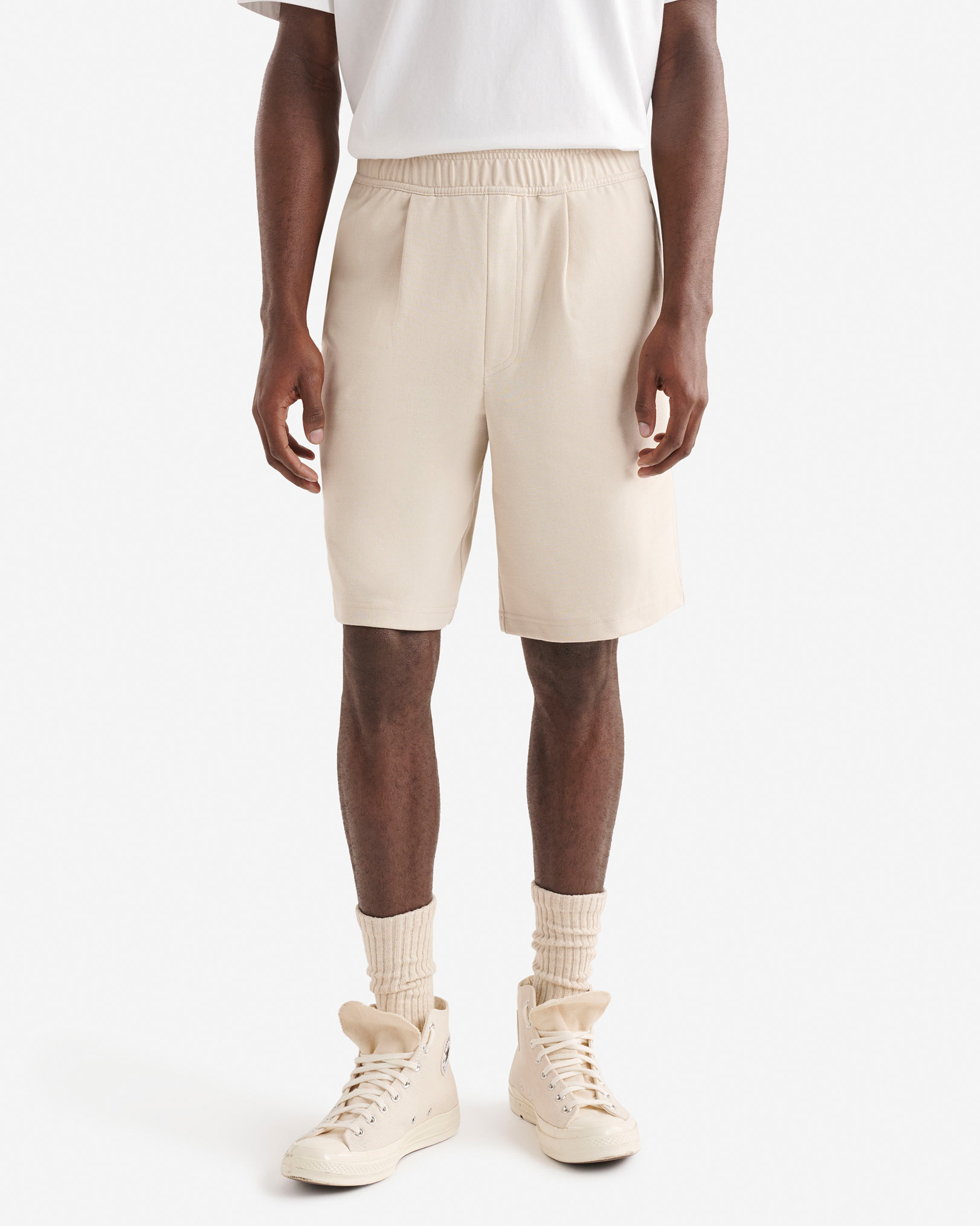 Roots Cloud Jersey Short 9.5 Inch in Faded Khaki
