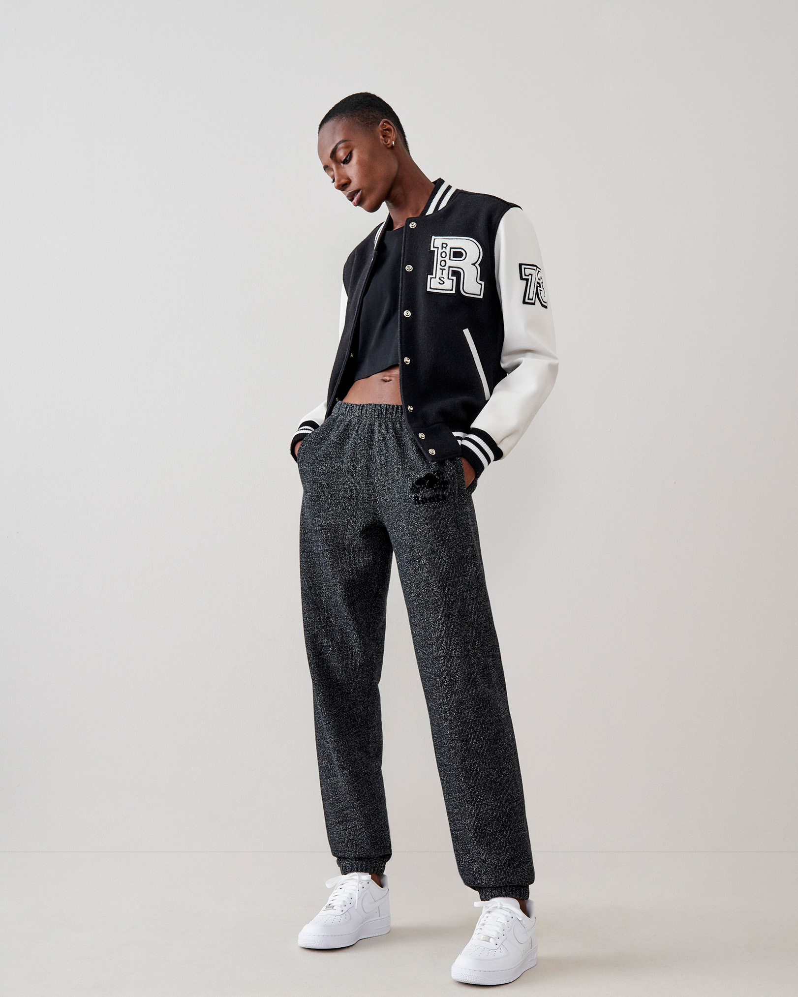 roots sweatpants with roots on bum