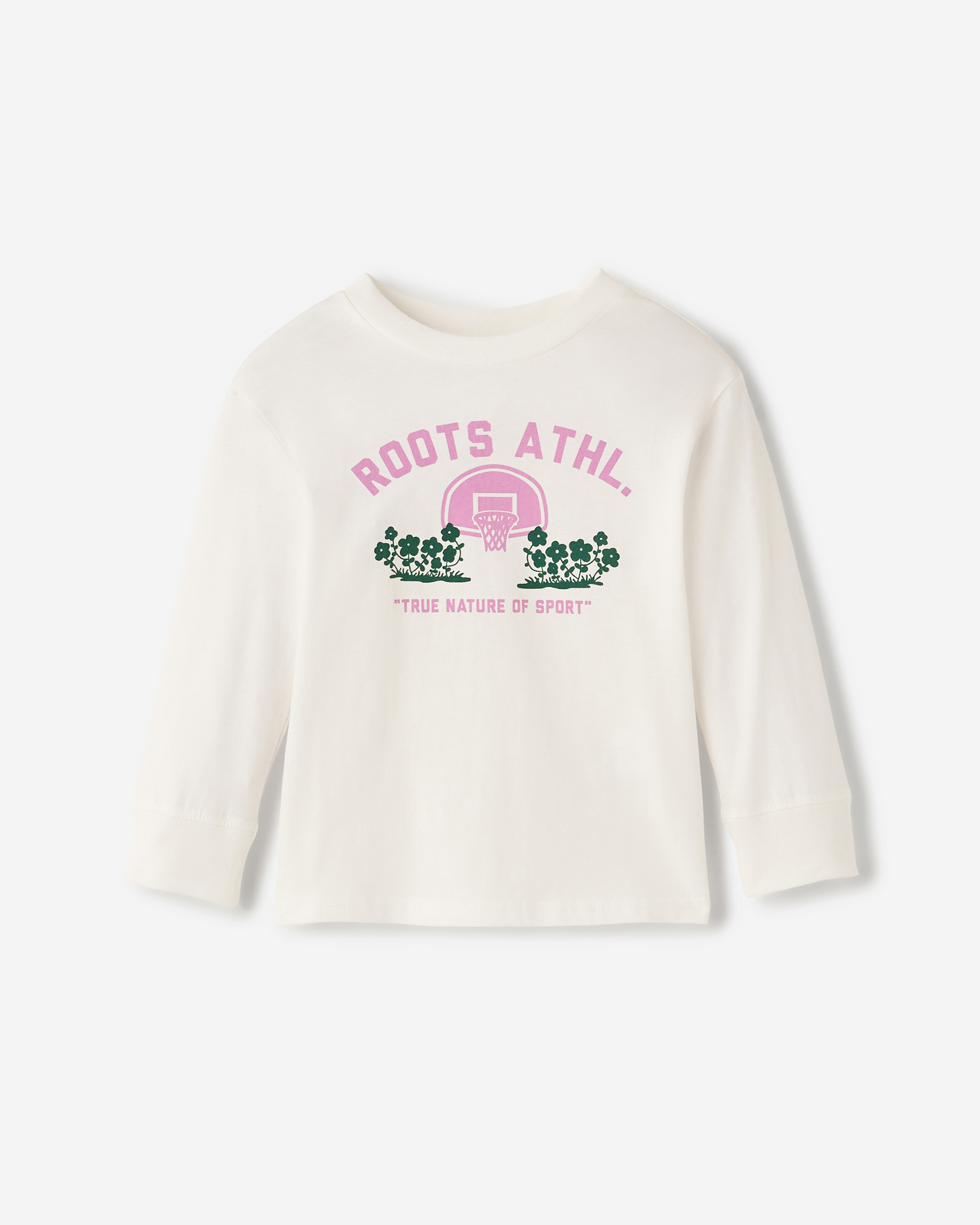 Roots Toddler True Nature Of Sport T-Shirt in Egret