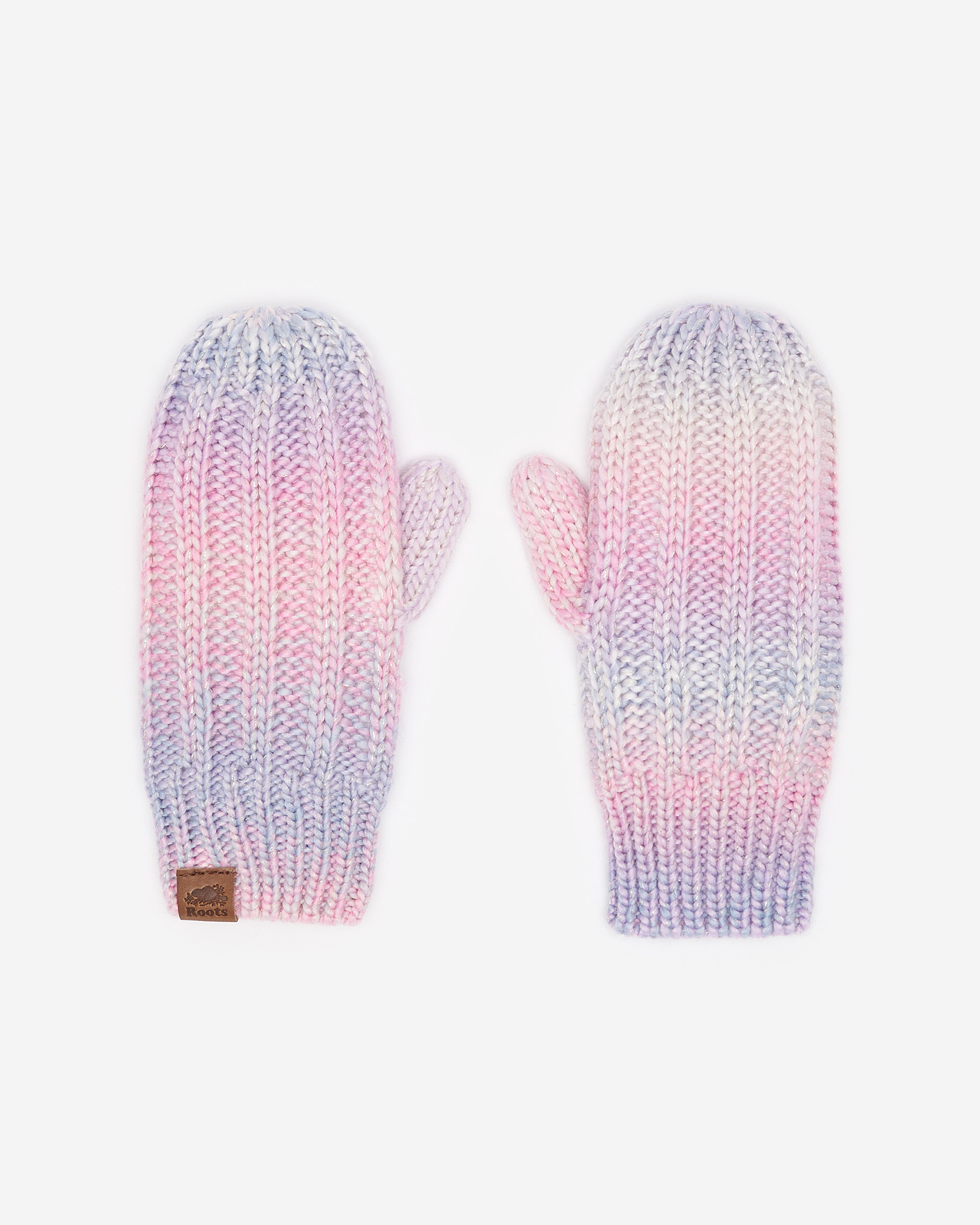 Roots Kids Sparkle Mitten in Pink Sparkle