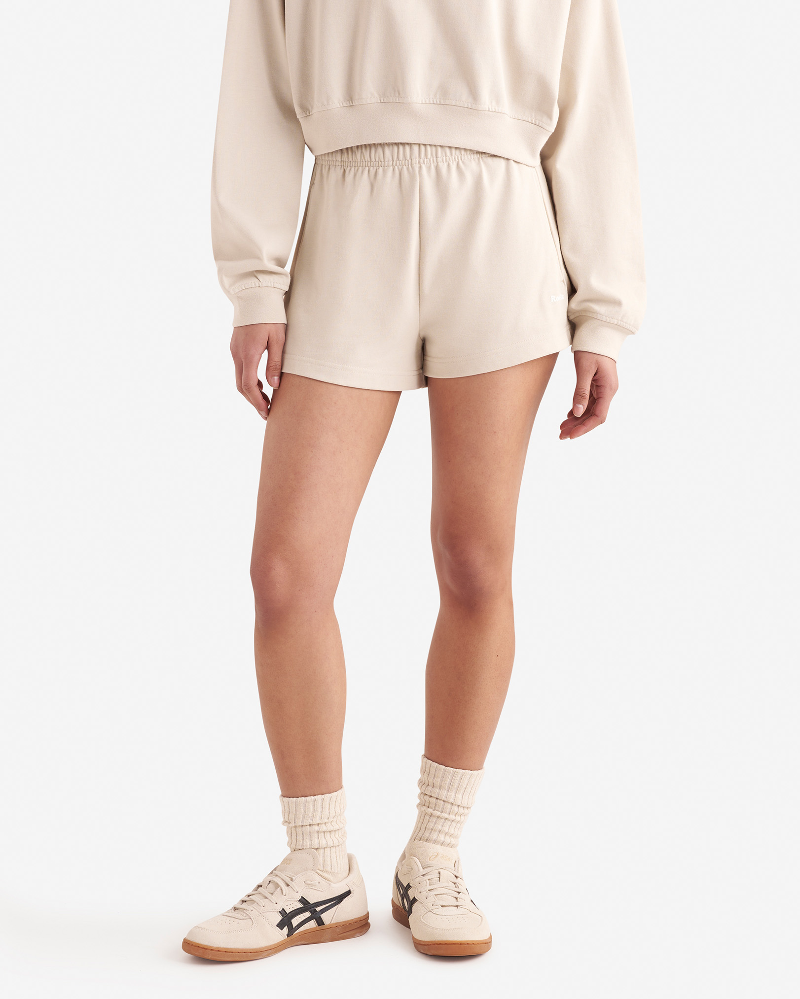 Roots Cloud Jersey Short 2.5 Inch in Faded Khaki