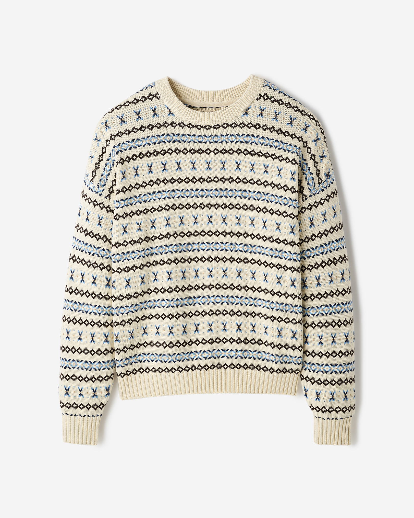 Roots Beaver Canoe Re-Issue Sweater Shirt in Seedpearl Cream