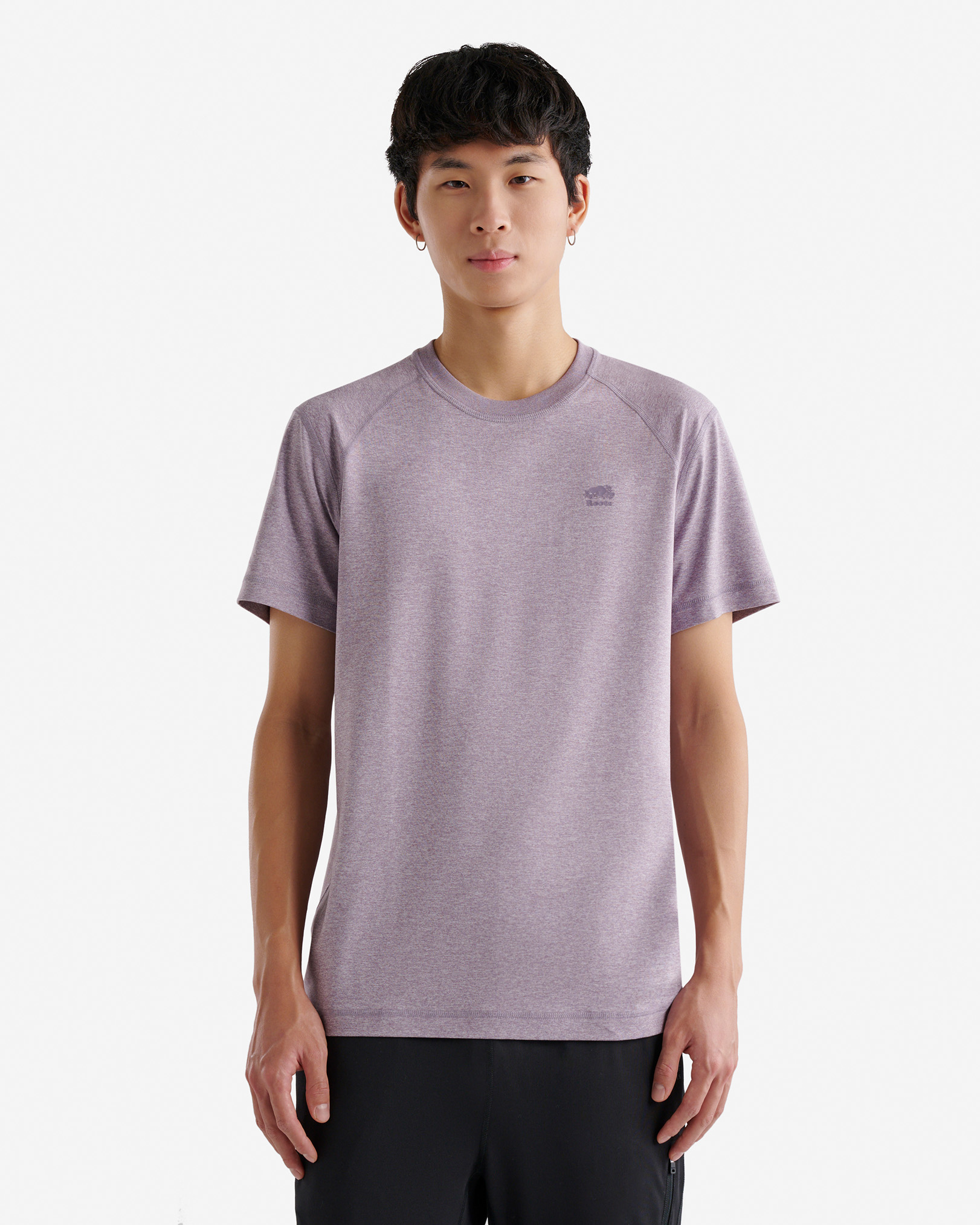 Roots Renew Short Sleeve T-Shirt in Lavender Mist Pepper