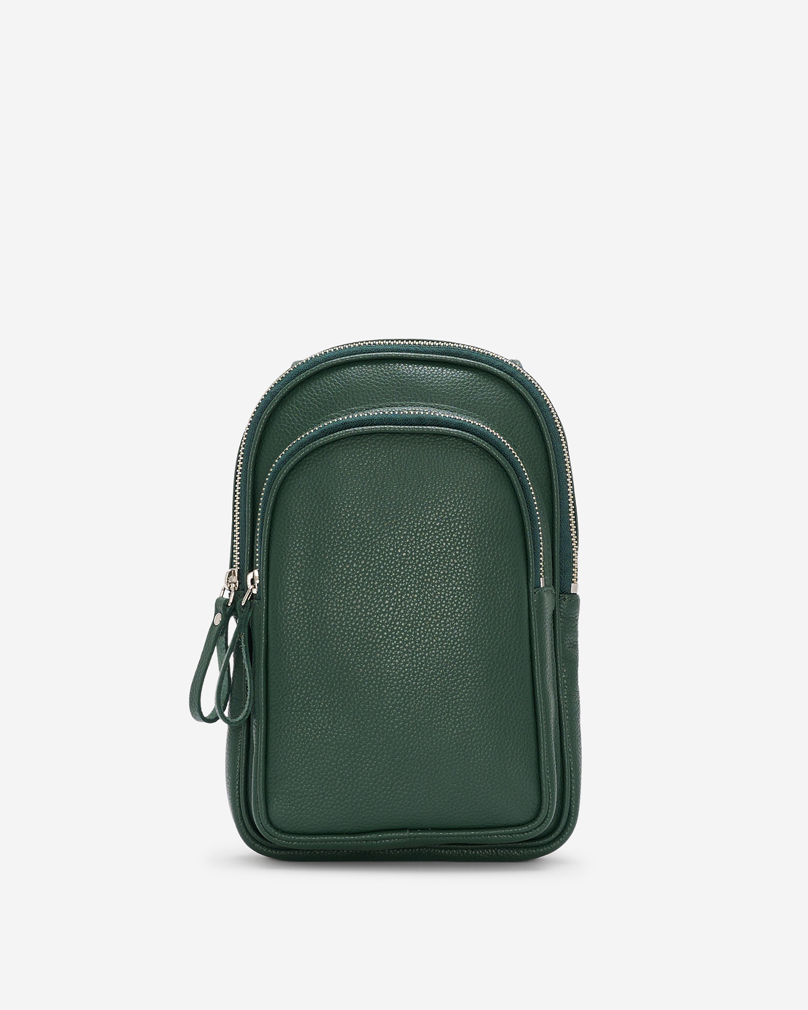 Roots Trinity Sling Cervino Backpack in Forest Green